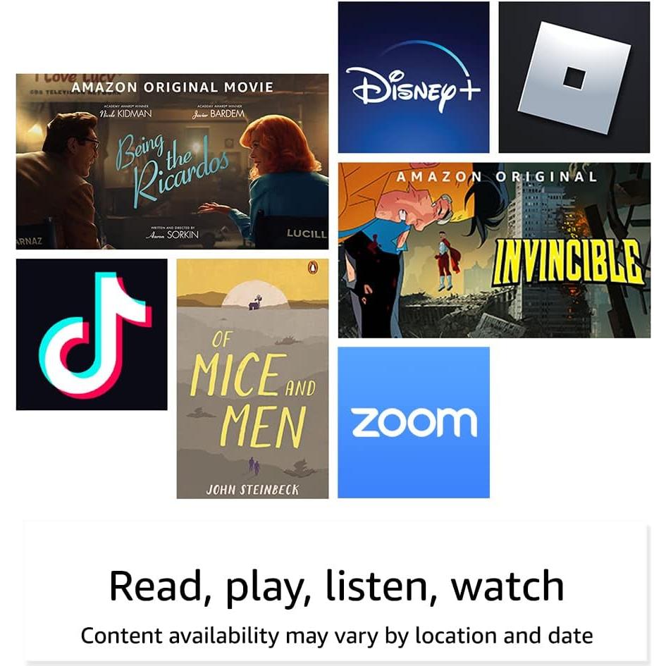 Like-New Amazon Fire 7 tablet (newest model) 7” display, read and watch, under $60 with 10-hour battery life, 16 GB, Black