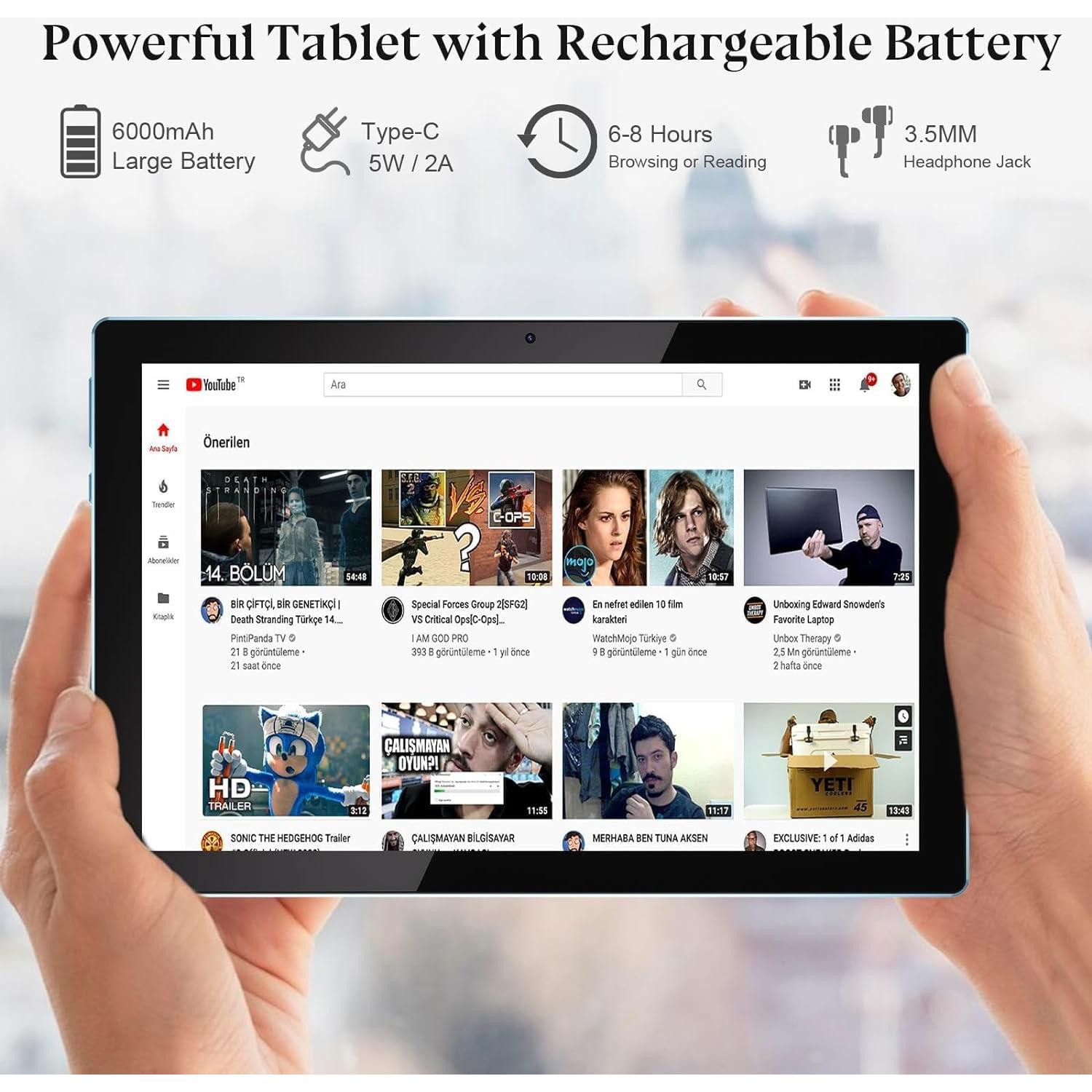 Tableta Android 15 IWEGGO 10.1" 18GB RAM 128GB ROM 2TB