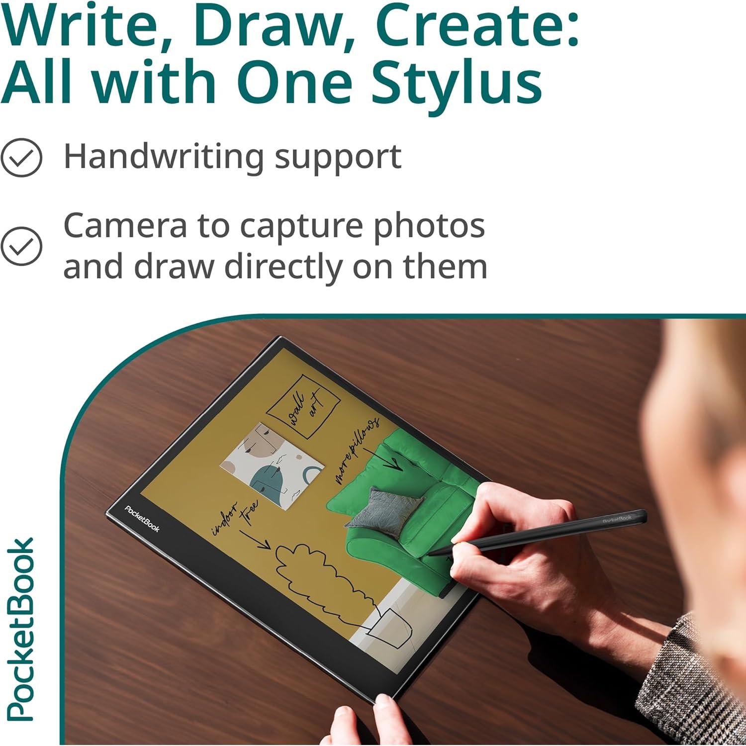 PocketBook InkPad Eo | 10.3" E Ink Kaleido 3 | Lápiz Óptico