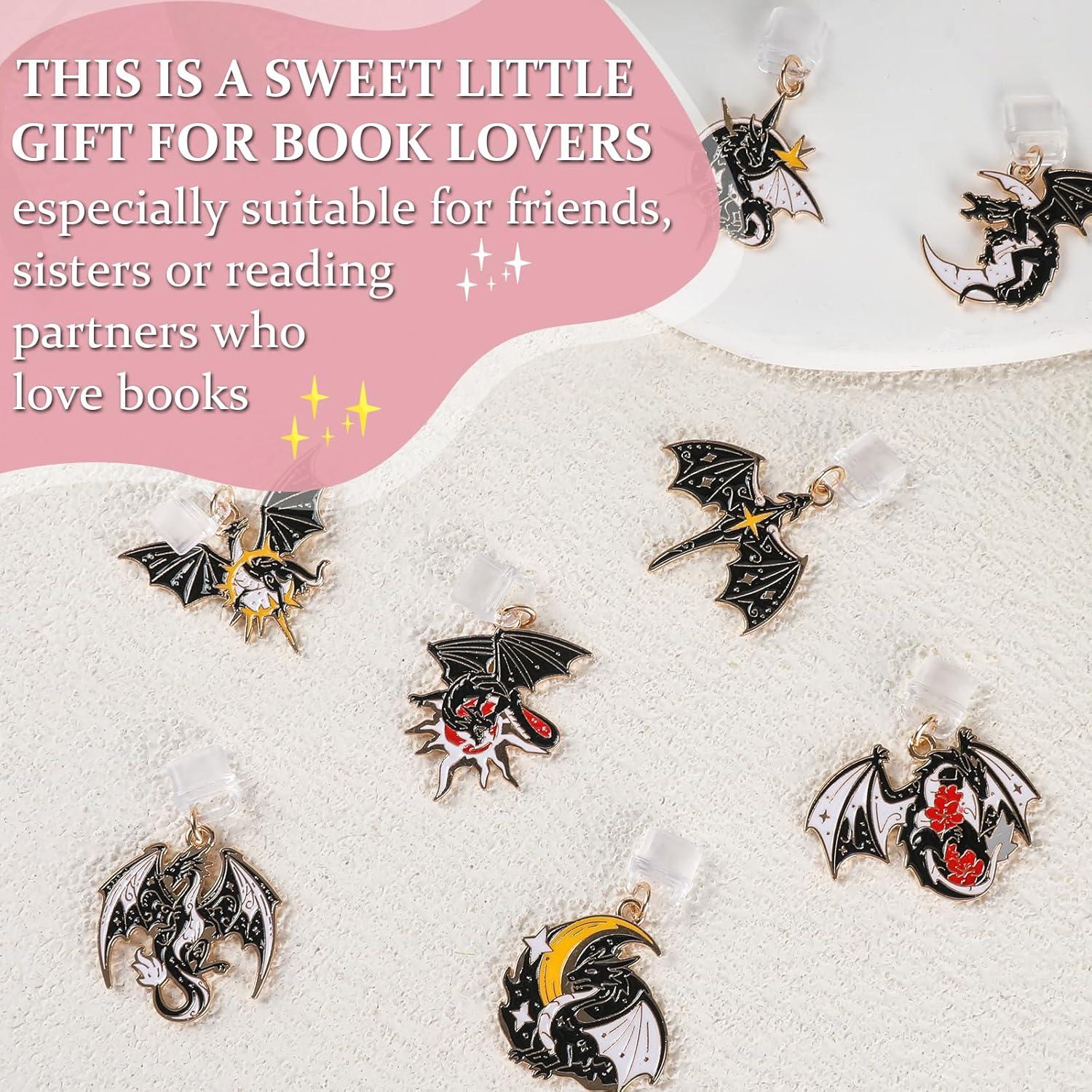 Encantos de Tapón de Polvo Tipo C TAKEALOOKO - 8 Piezas Dragones