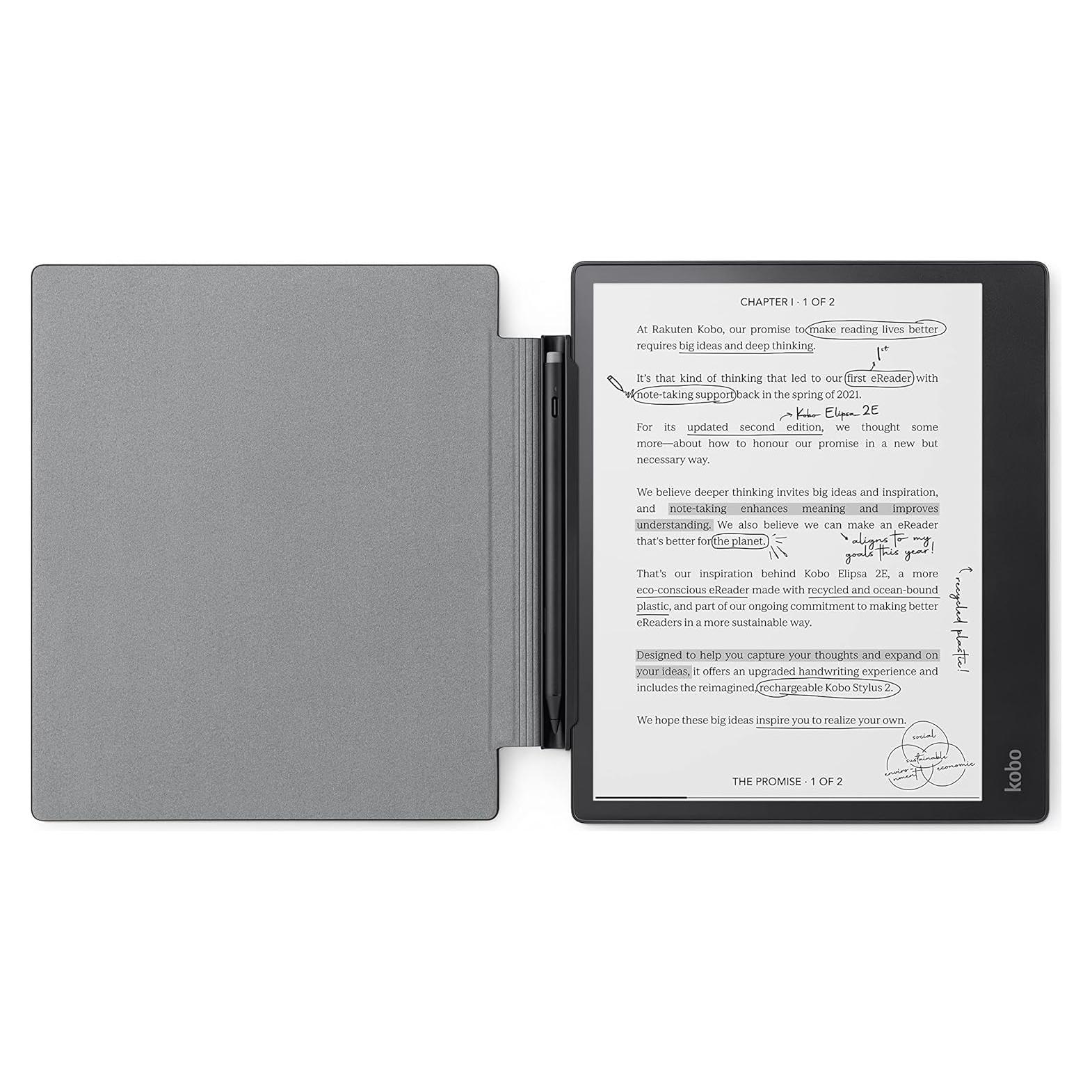 Kobo Elipsa 2E - eReader 10.3" (26.16 cm) 32GB con SleepCover Negro