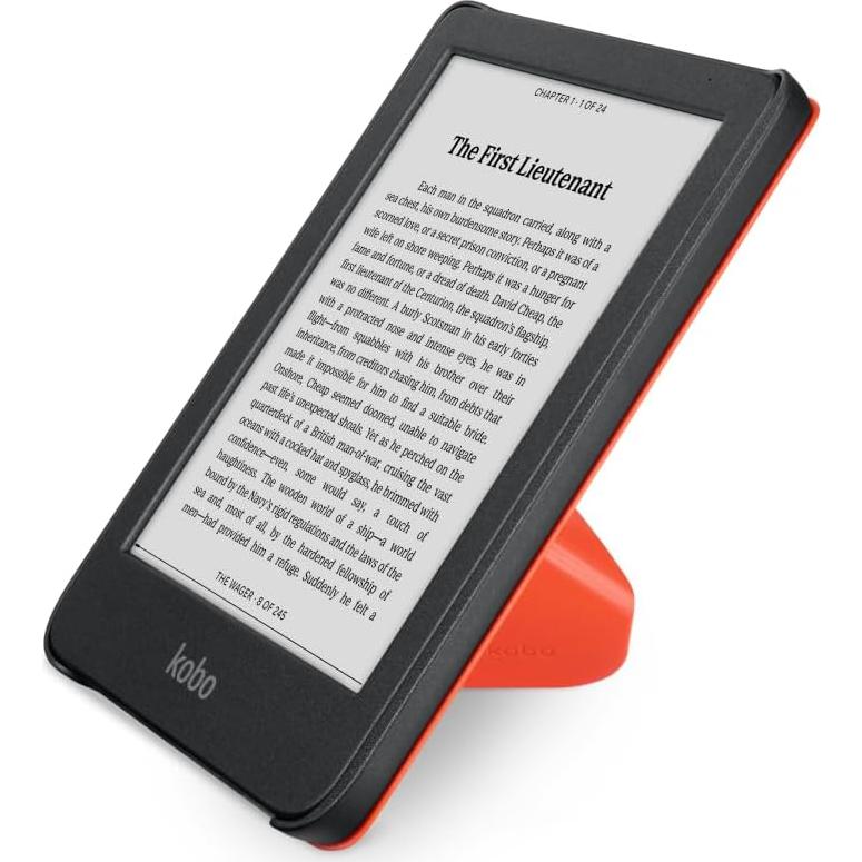 eReader Kobo Clara BW 6" Impermeable + Funda SleepCover Rojo