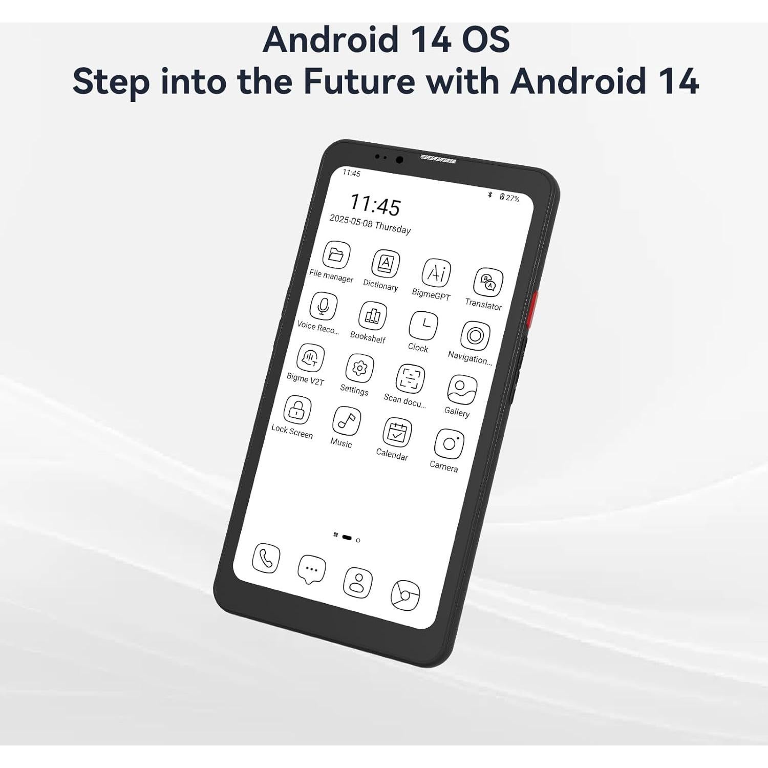 Bigme HiBreak Pro 6.13" Teléfono Inteligente ePaper 8+256GB 5G