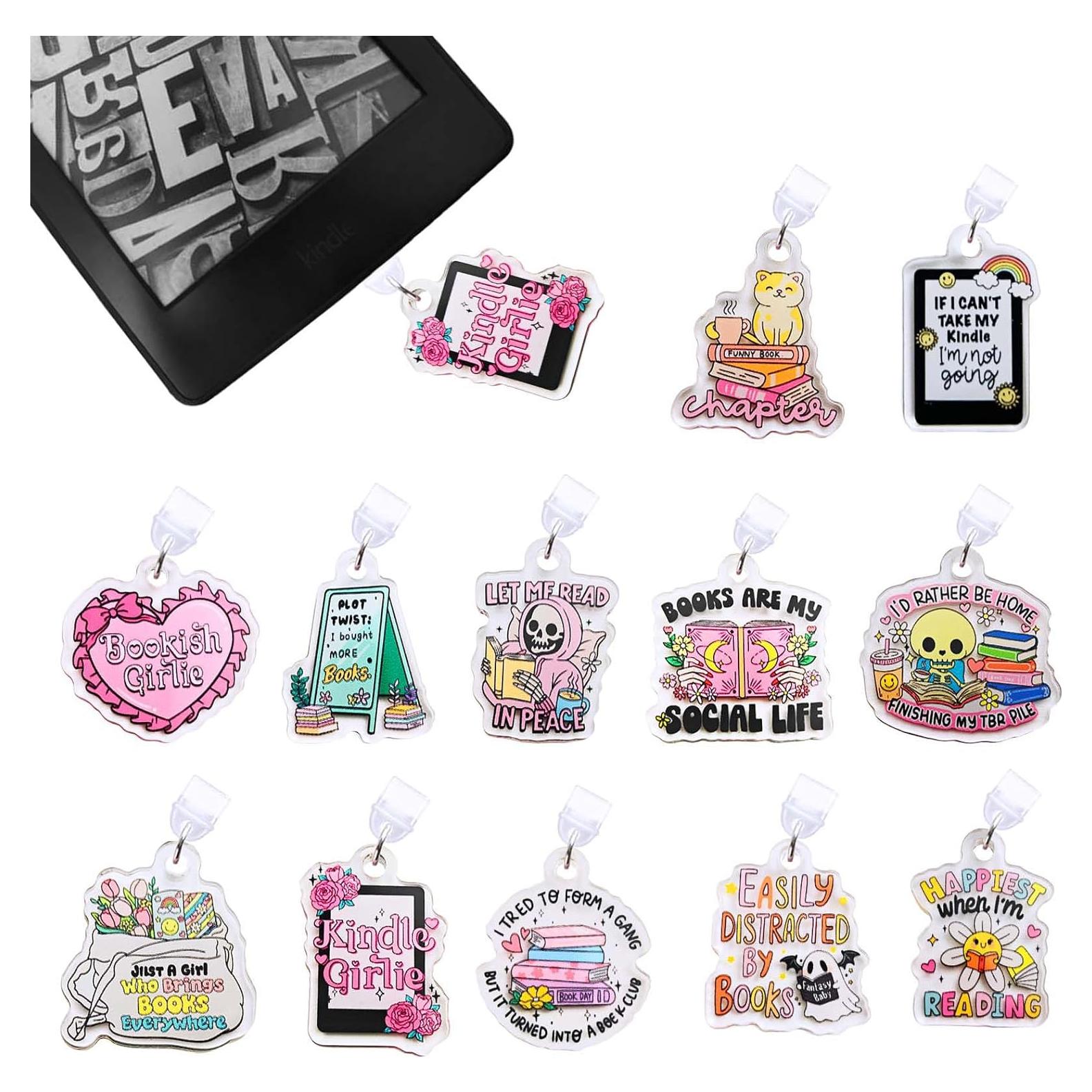 12 Encantos Tapones de Polvo Tipo C para E-Readers y Tabletas