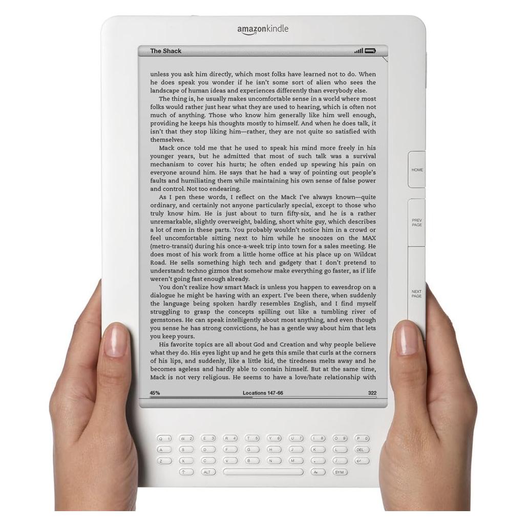 Kindle DX Wireless Reading Device (9.7" Display, U.S. Wireless)