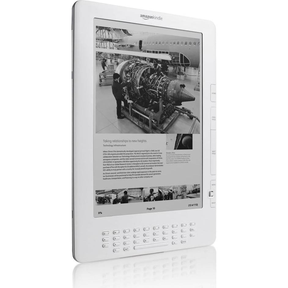 Kindle DX Wireless Reading Device (9.7" Display, U.S. Wireless)