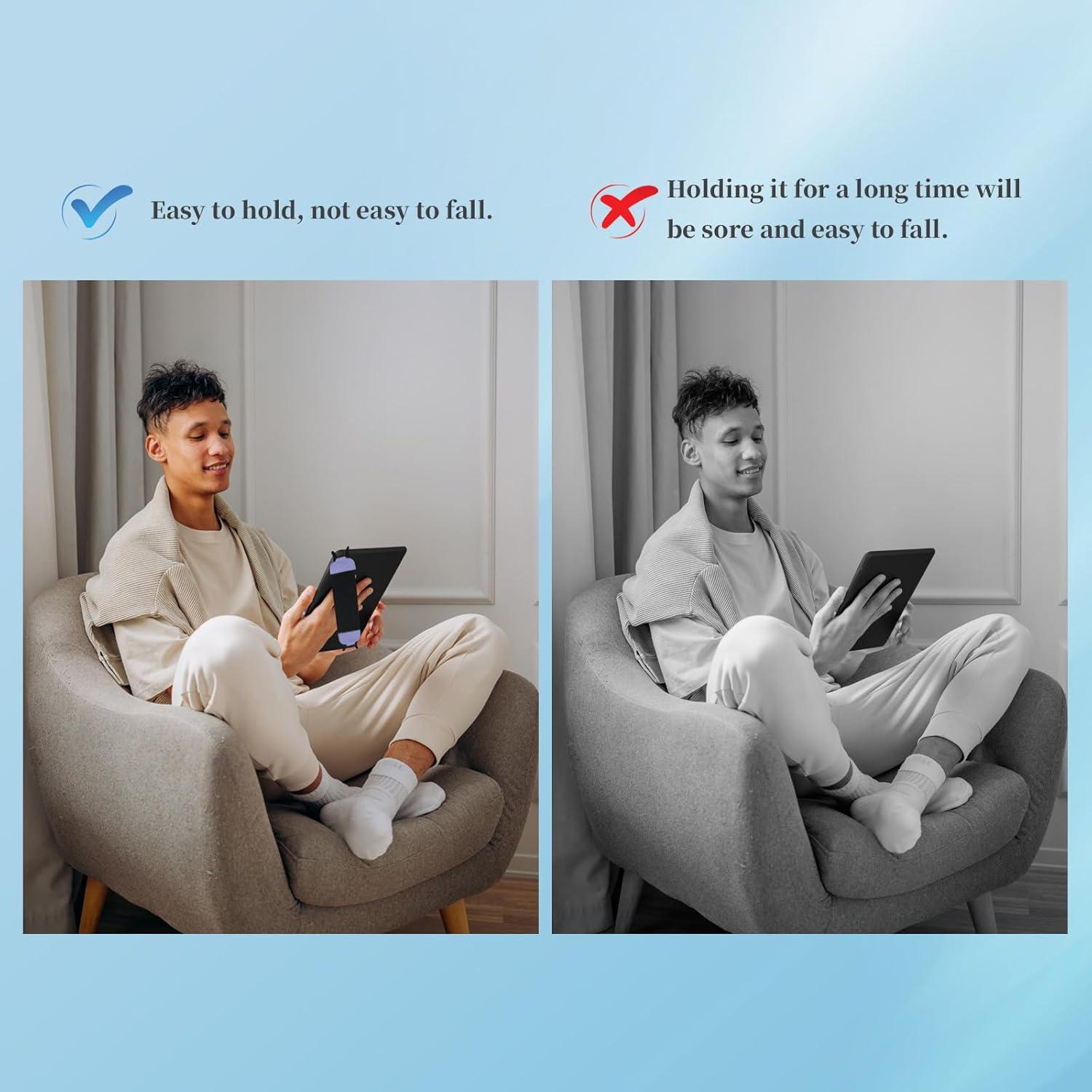 Soporte de Correa de Mano Gowjaw para eReaders 6-8" Púrpura