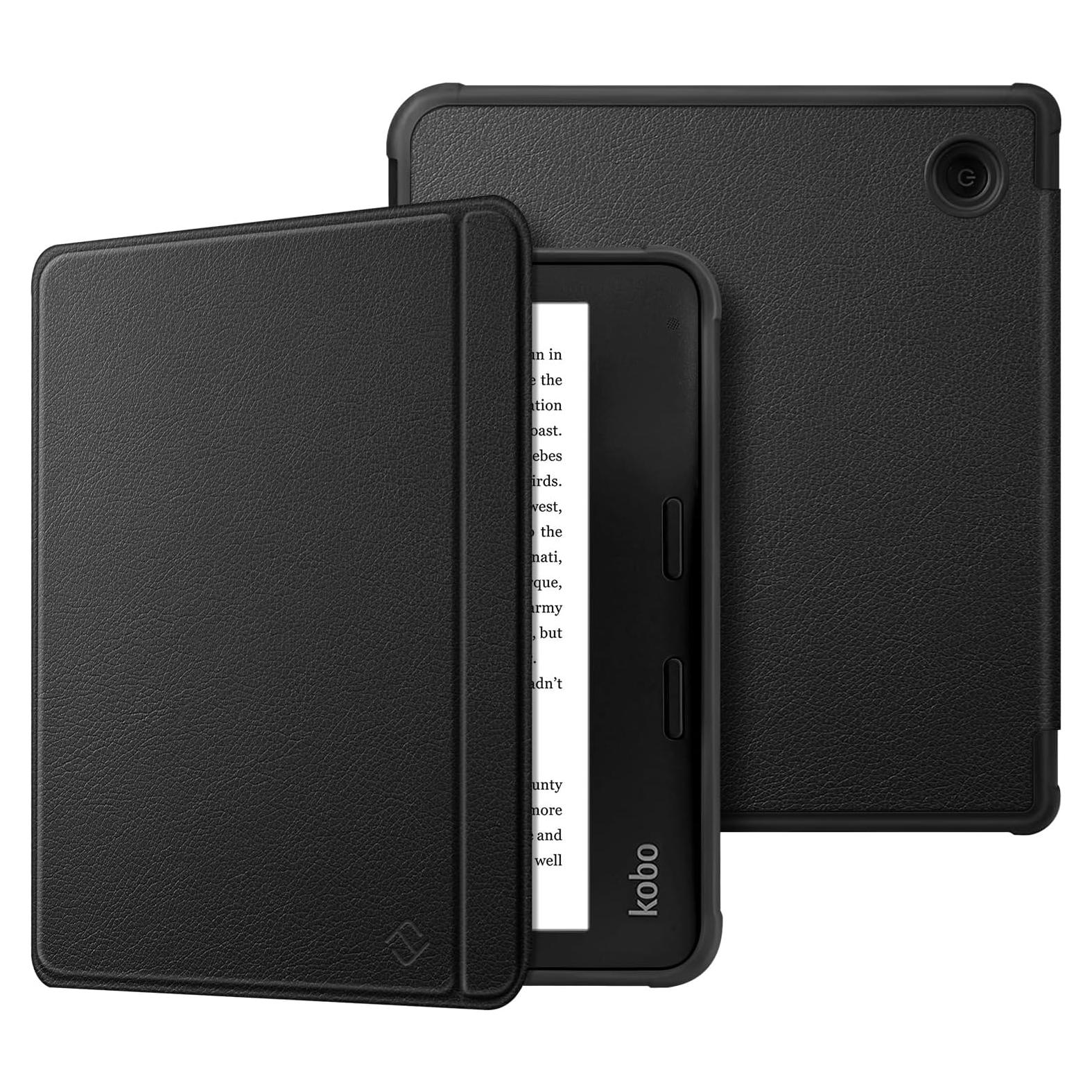Funda Slim Fintie para eReader Kobo Libra 7" 2024/2021 - TPU Negro