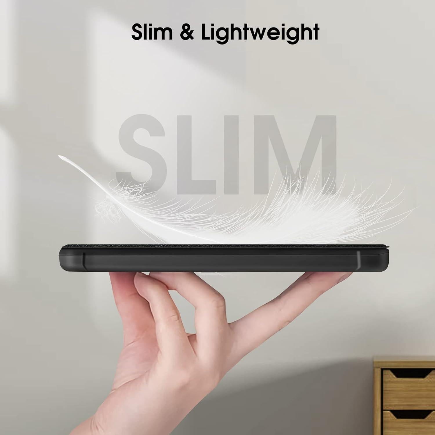 Funda Slim Fintie para eReader Kobo Libra 7" 2024/2021 - TPU Negro