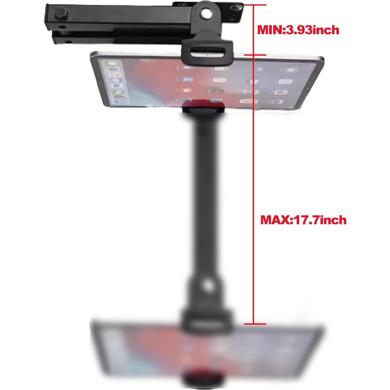 Soporte de Pared Plegable GSRUAN para Tabletas 4.7-12.9" Negro