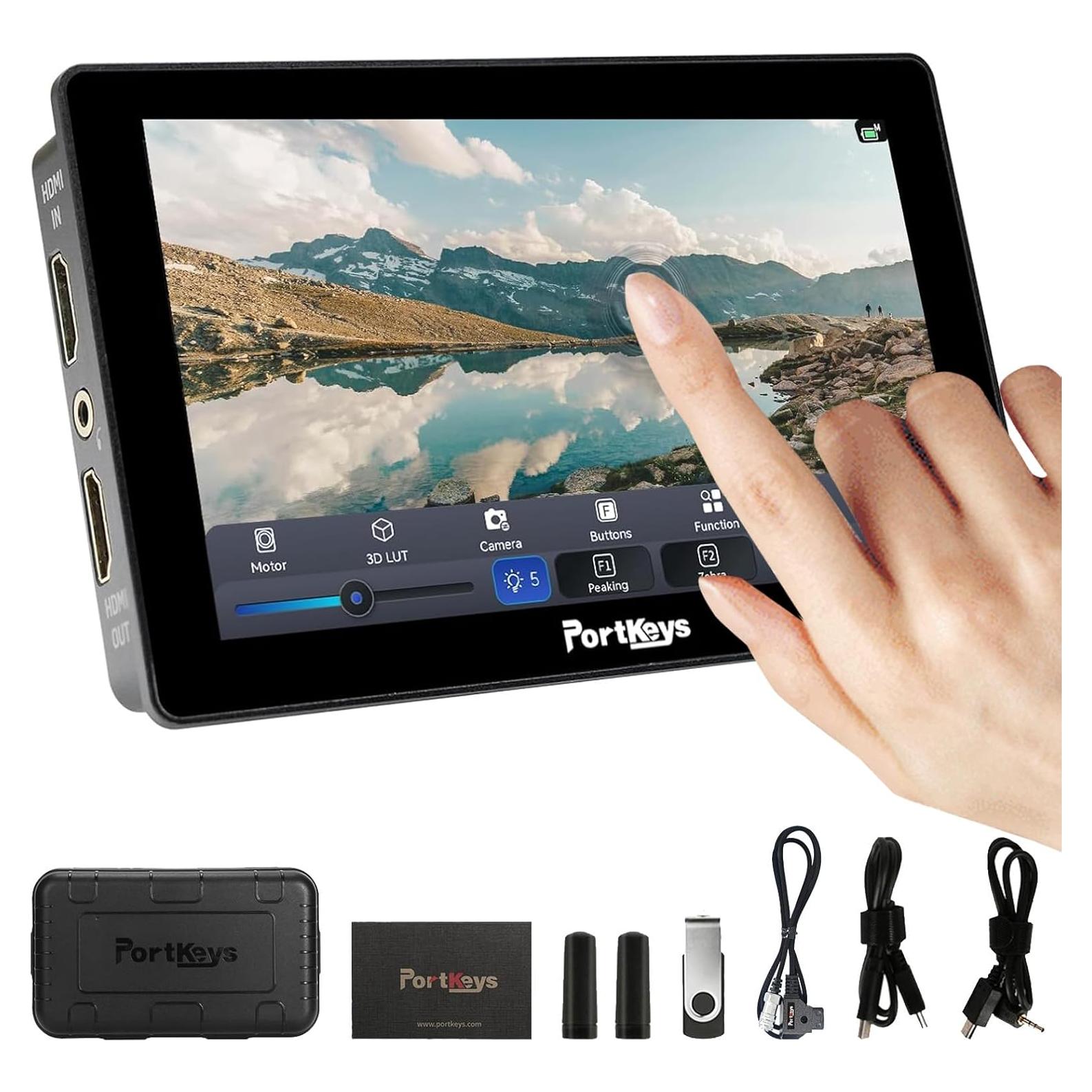 Monitor de Campo Portkeys LH5P II 5.5" 2000nit Táctil