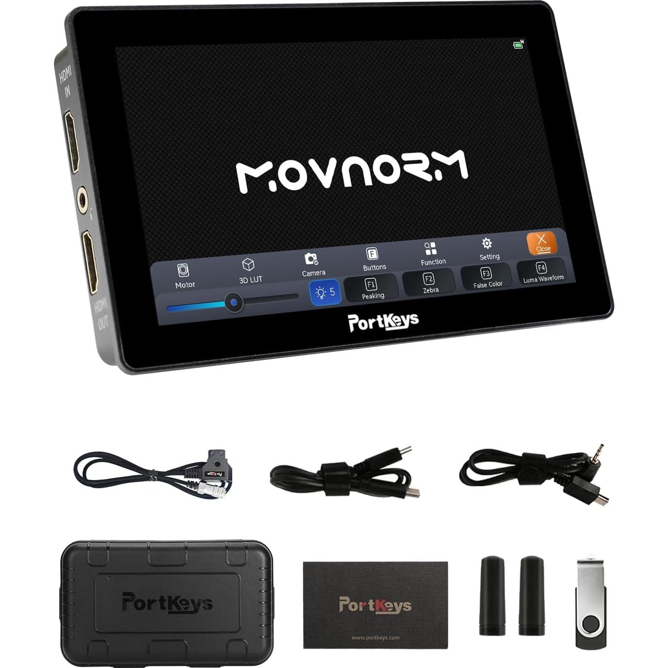 Monitor de Campo Portkeys LH5P II 5.5" 2000nit Táctil