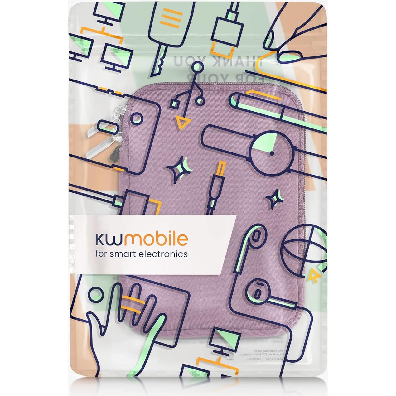 Funda de Neopreno Universal KW-Commerce para eReader 6" Lavanda