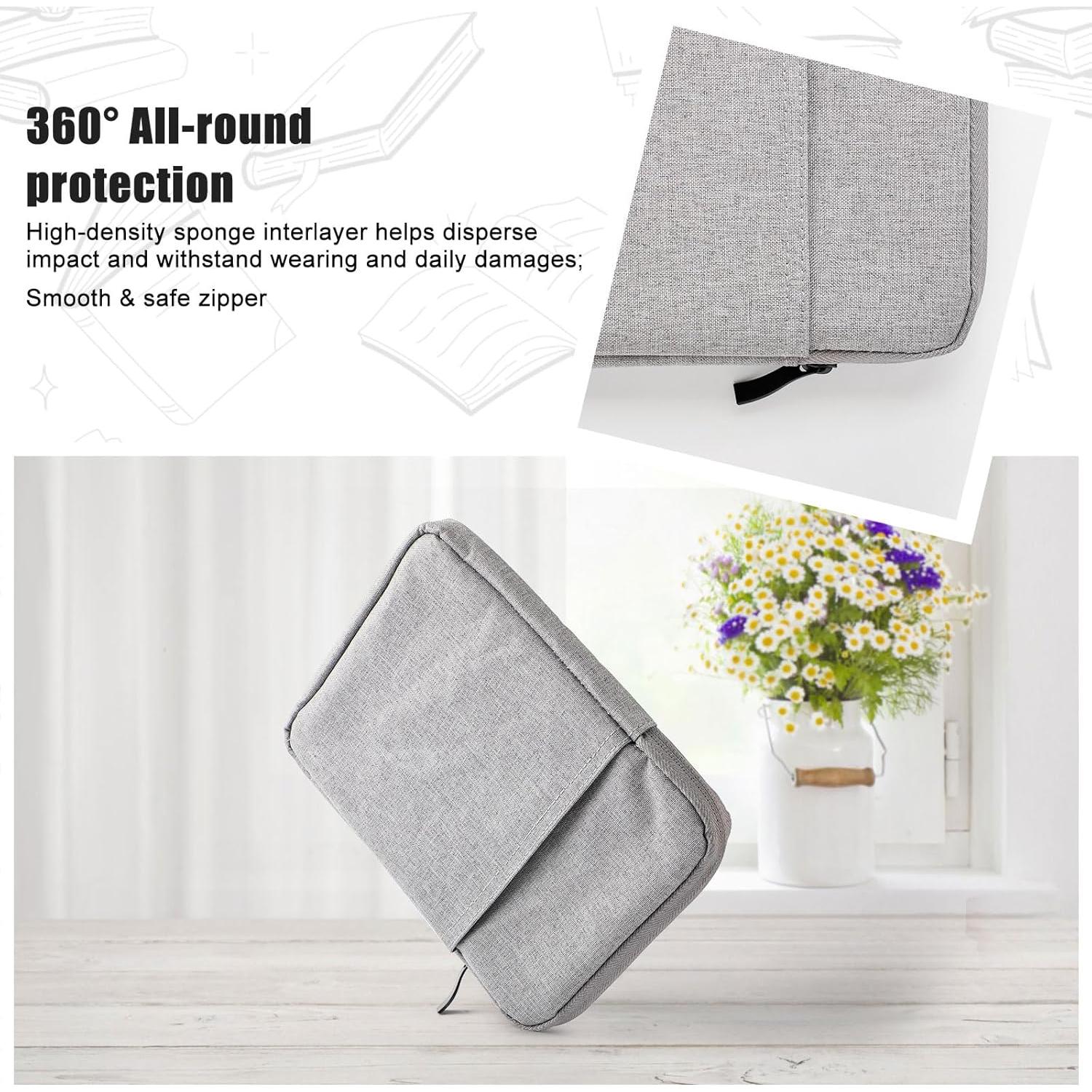 Funda Protectora para E-Reader Kindle 6-7" Gris - PEUTIER