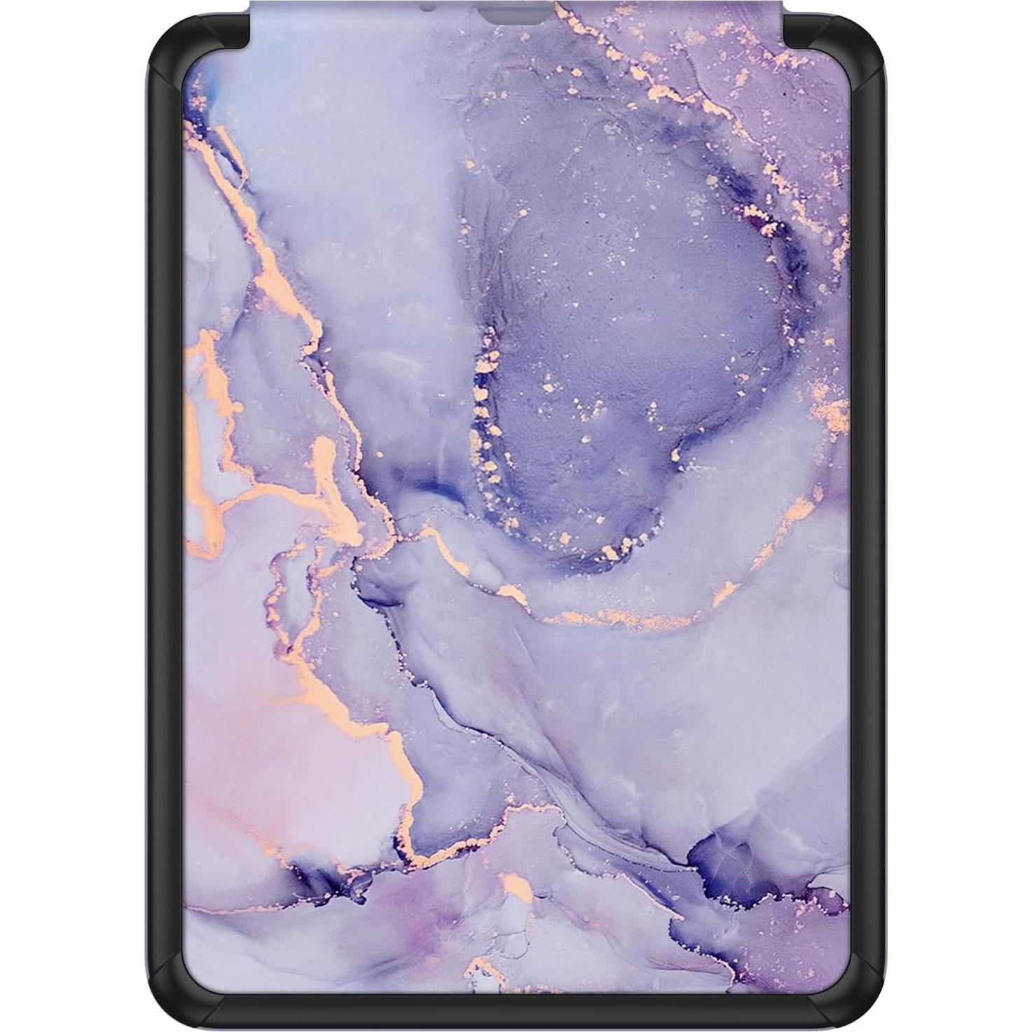 Funda Trifold Fintie para Kindle Paperwhite 2024 - Mármol Lila