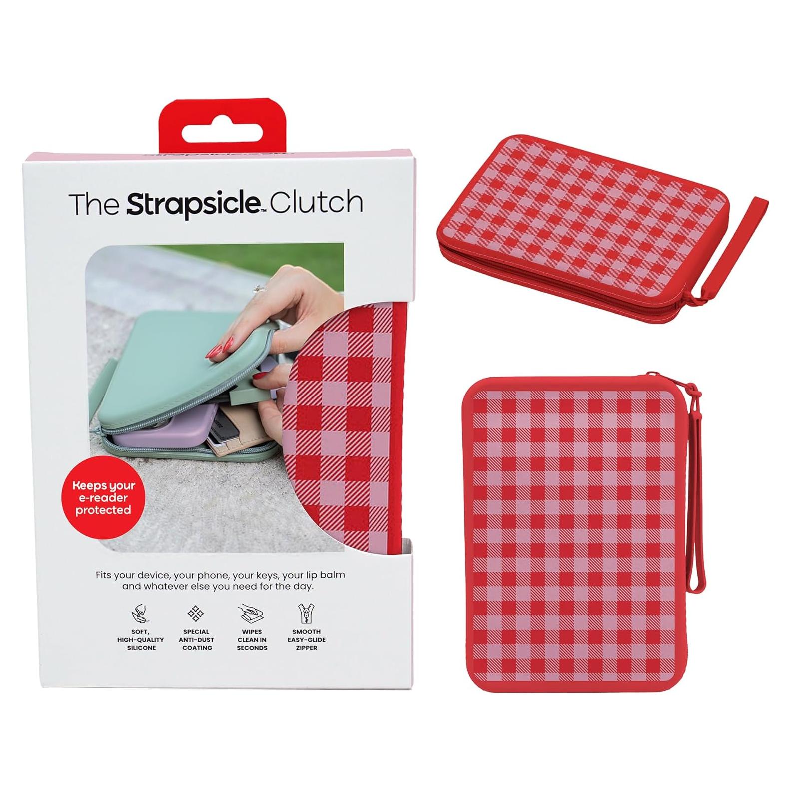 Bolso de Silicona Strapsicle para Kindle y E-Readers Gingham