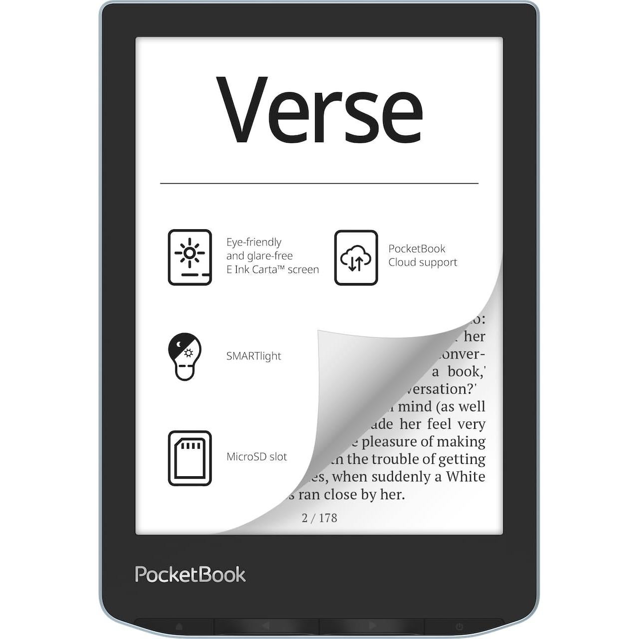 Lector de E-Books PocketBook Verse 6" E-Ink HD WiFi