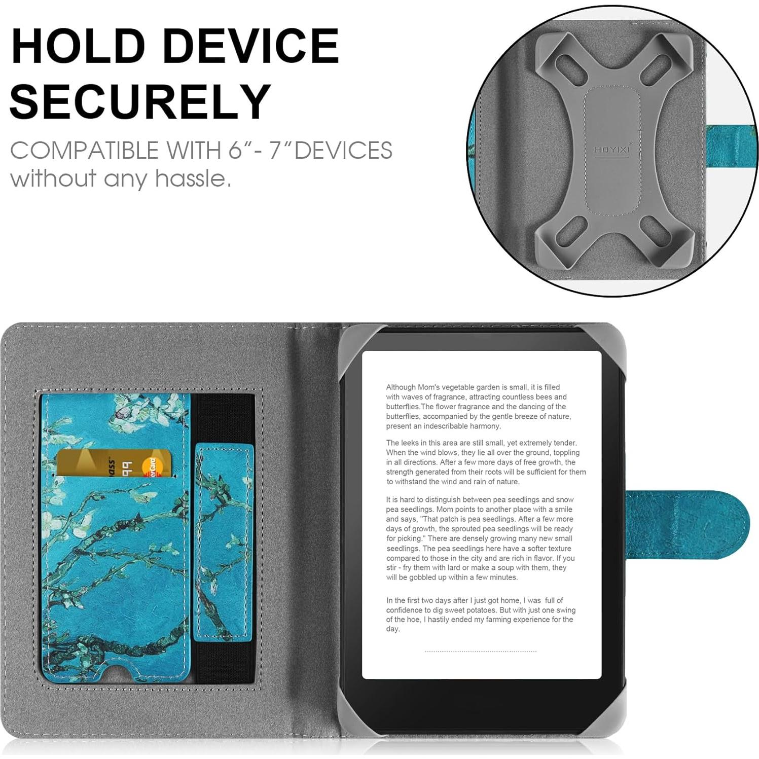 Funda Universal para Kindle Paperwhite 7" HoYiXi con Soporte