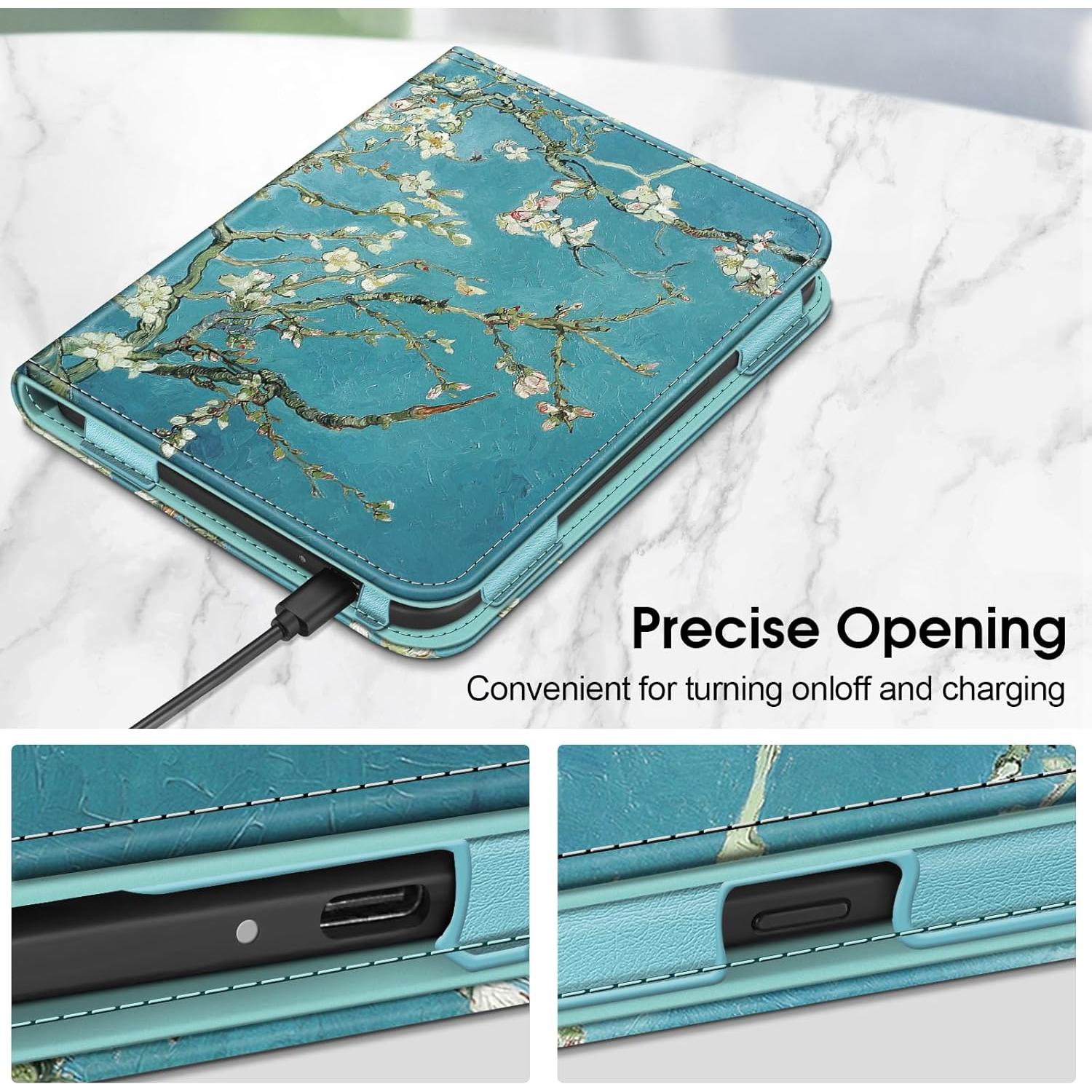 Funda Folio Fintie para eReader Nook GlowLight 4 y 4e - Cuero PU