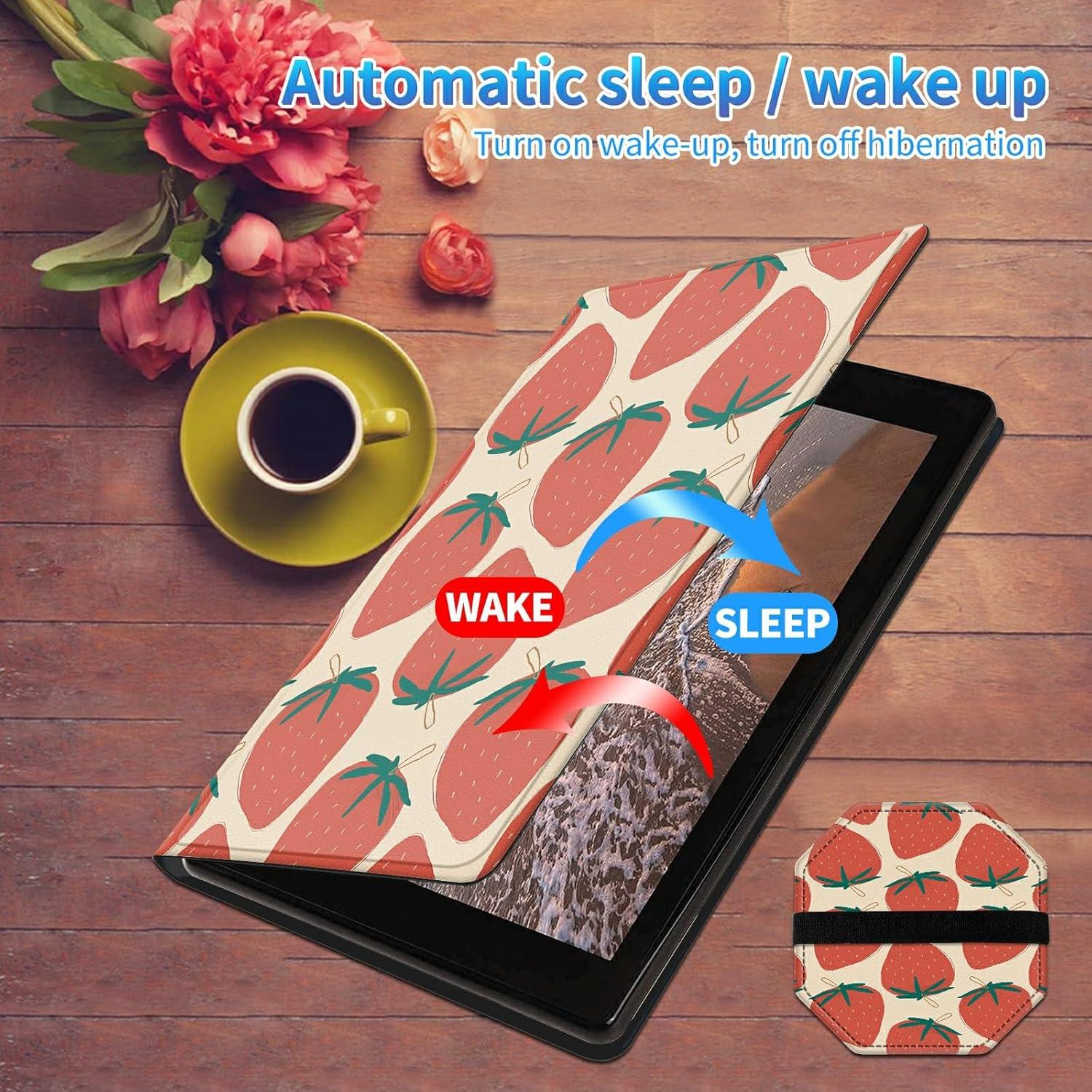 Funda delgada SROJDHFJB para Kindle Paperwhite 11ª Gen 2021 Fresa