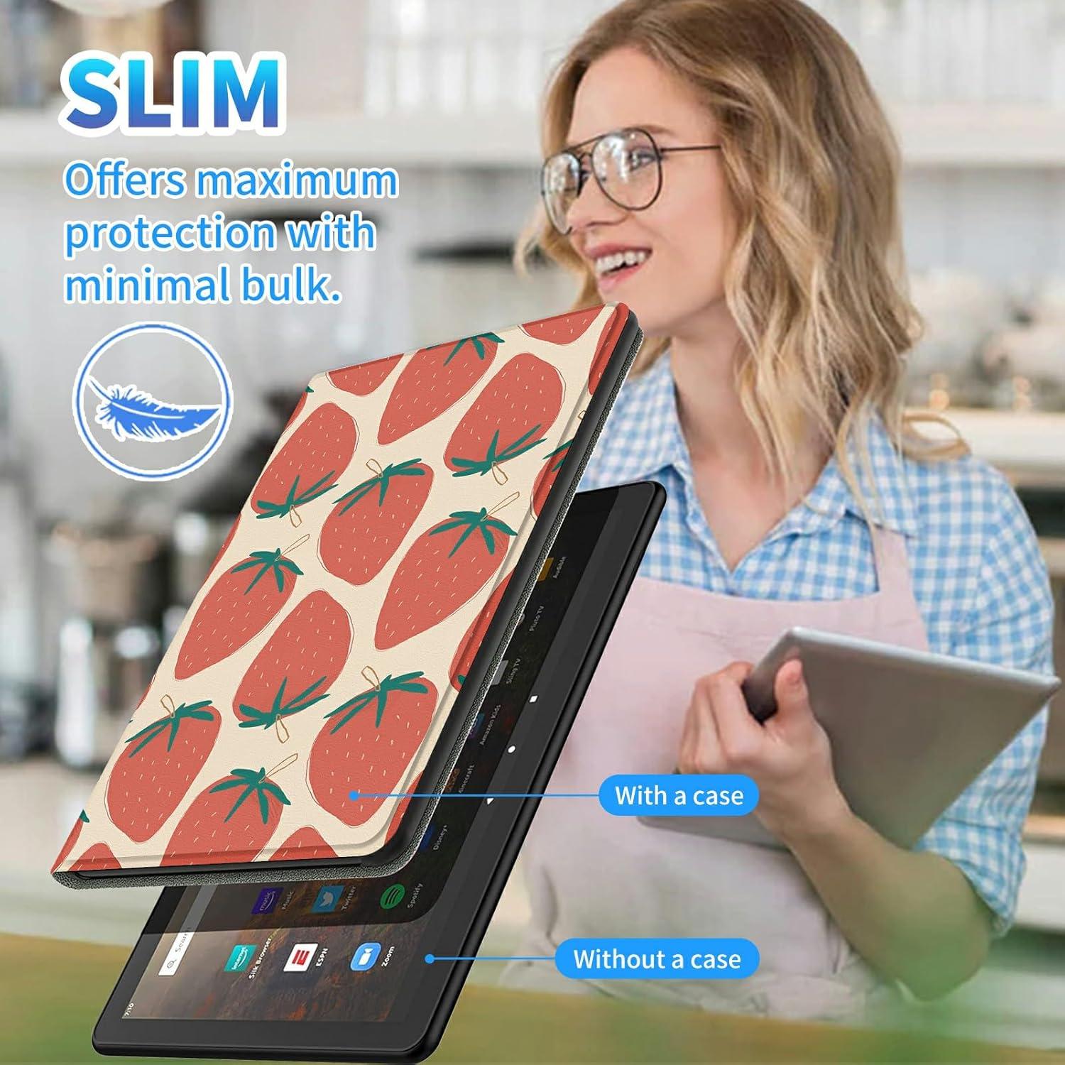 Funda delgada SROJDHFJB para Kindle Paperwhite 11ª Gen 2021 Fresa