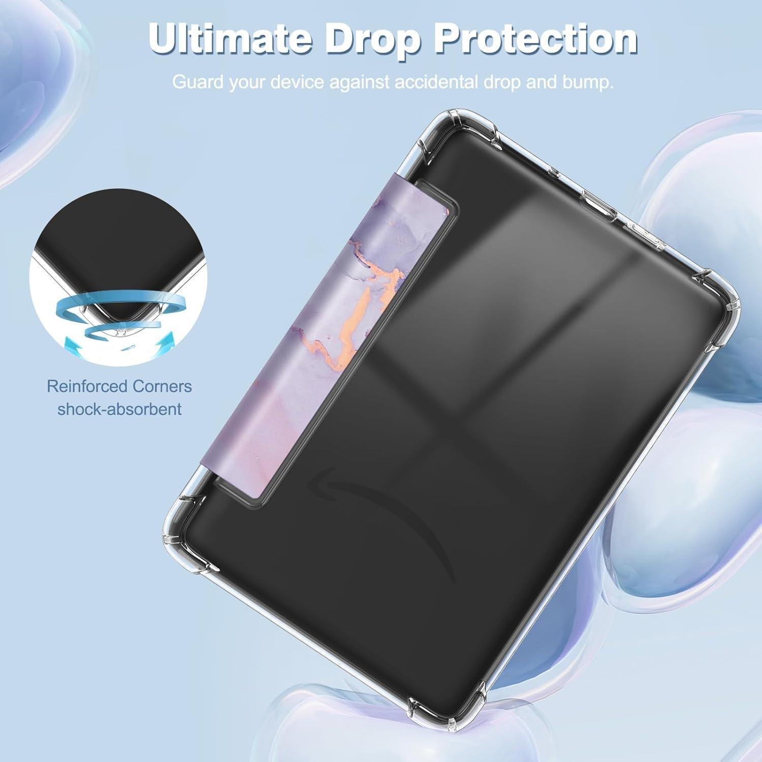 Funda Slim Fintie para Kindle 6" 11ª Gen 2024/2022 TPU Transparente