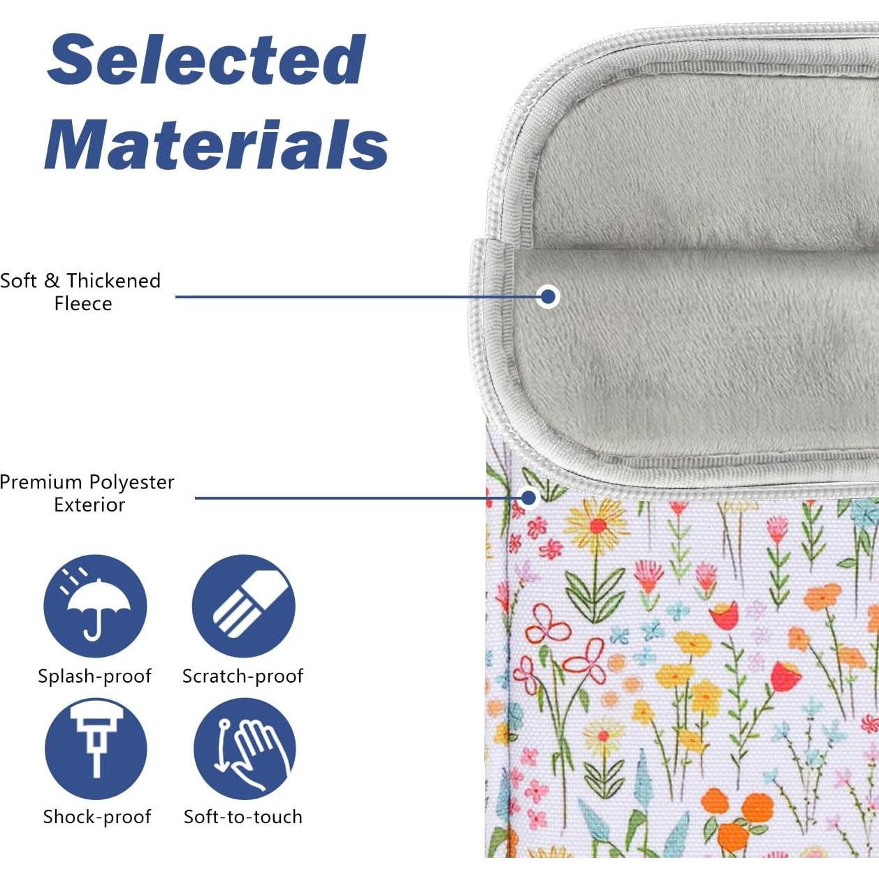 Funda Acolchada Universal Dadanism para eReader 6-7" Floral