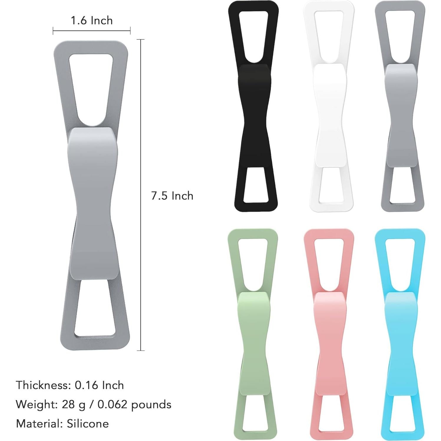 Soporte Ergonómico de Silicona para Kindle y Tabletas - Gris