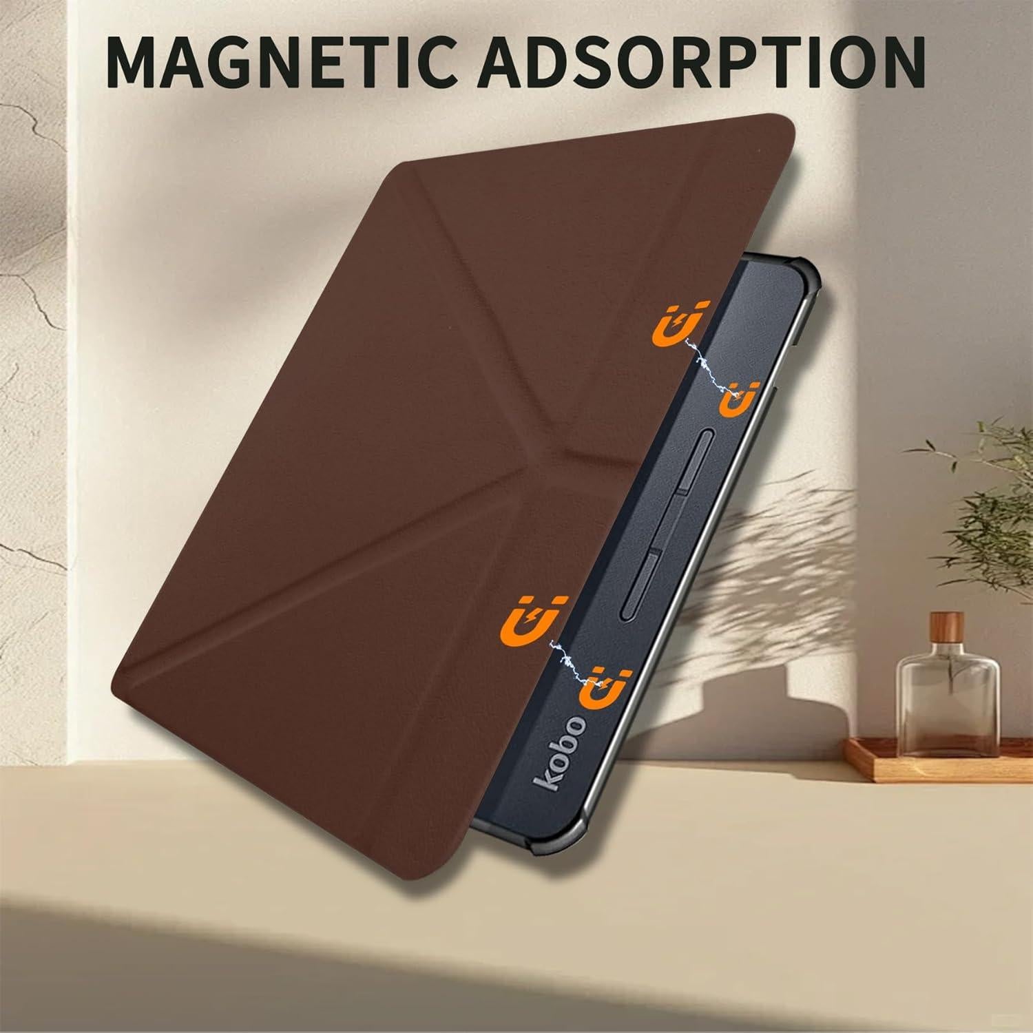 Funda Protectora Protycover para Kobo Libra H2O - Cuero PU, Automático