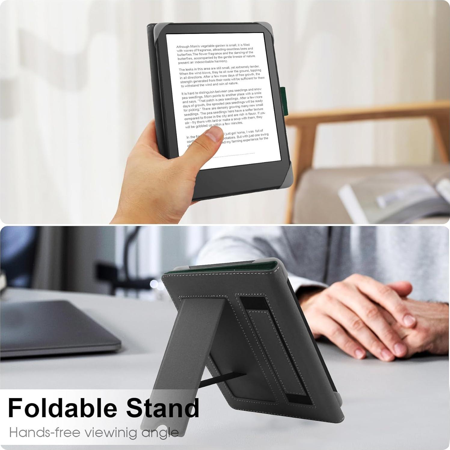 Funda Universal para eReader 6-7" HoYiXi Verde con Soporte