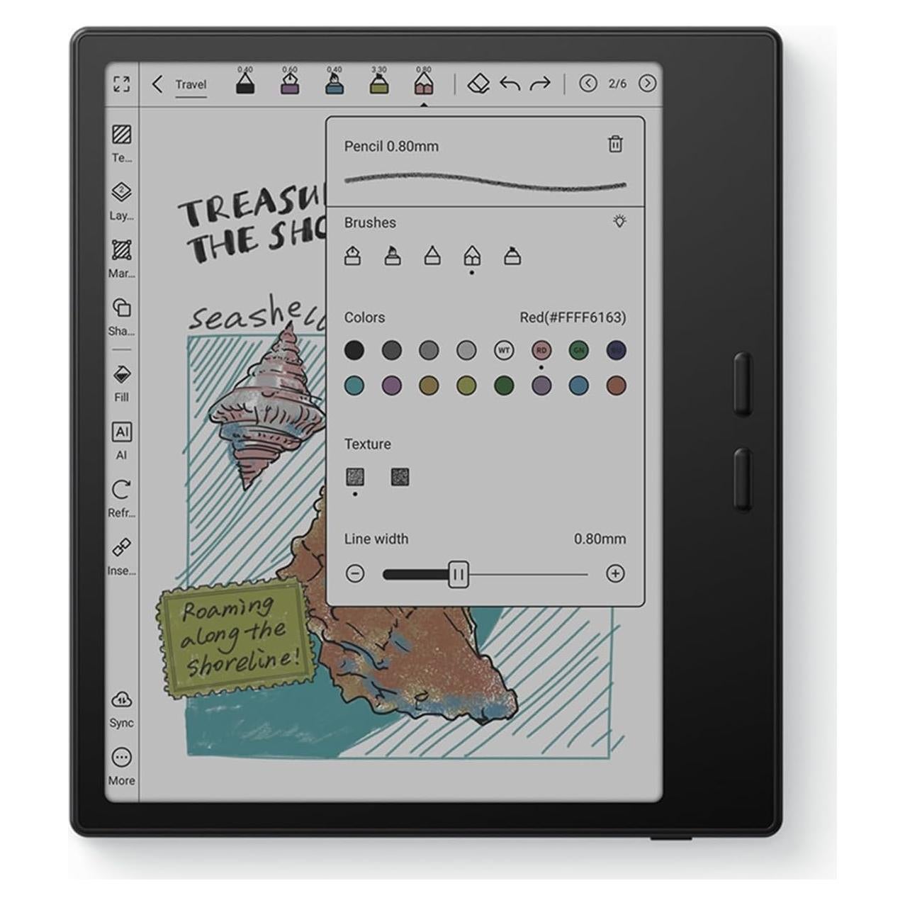 Tablet E Ink BOOX Go Color 7" 4G 64GB Android 13