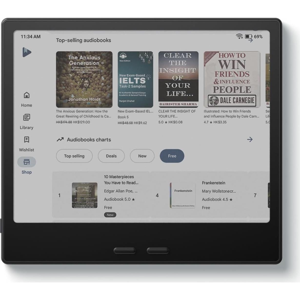 Tablet E Ink BOOX Go Color 7" 4G 64GB Android 13