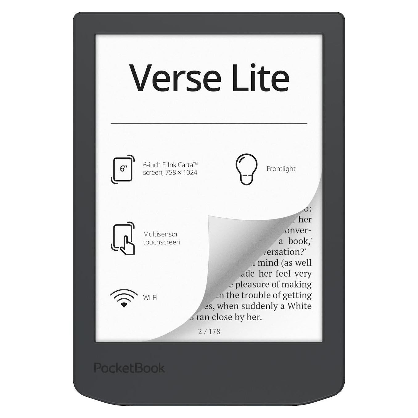 PocketBook Verse Lite - eReader 6" E-Ink Táctil con Luz