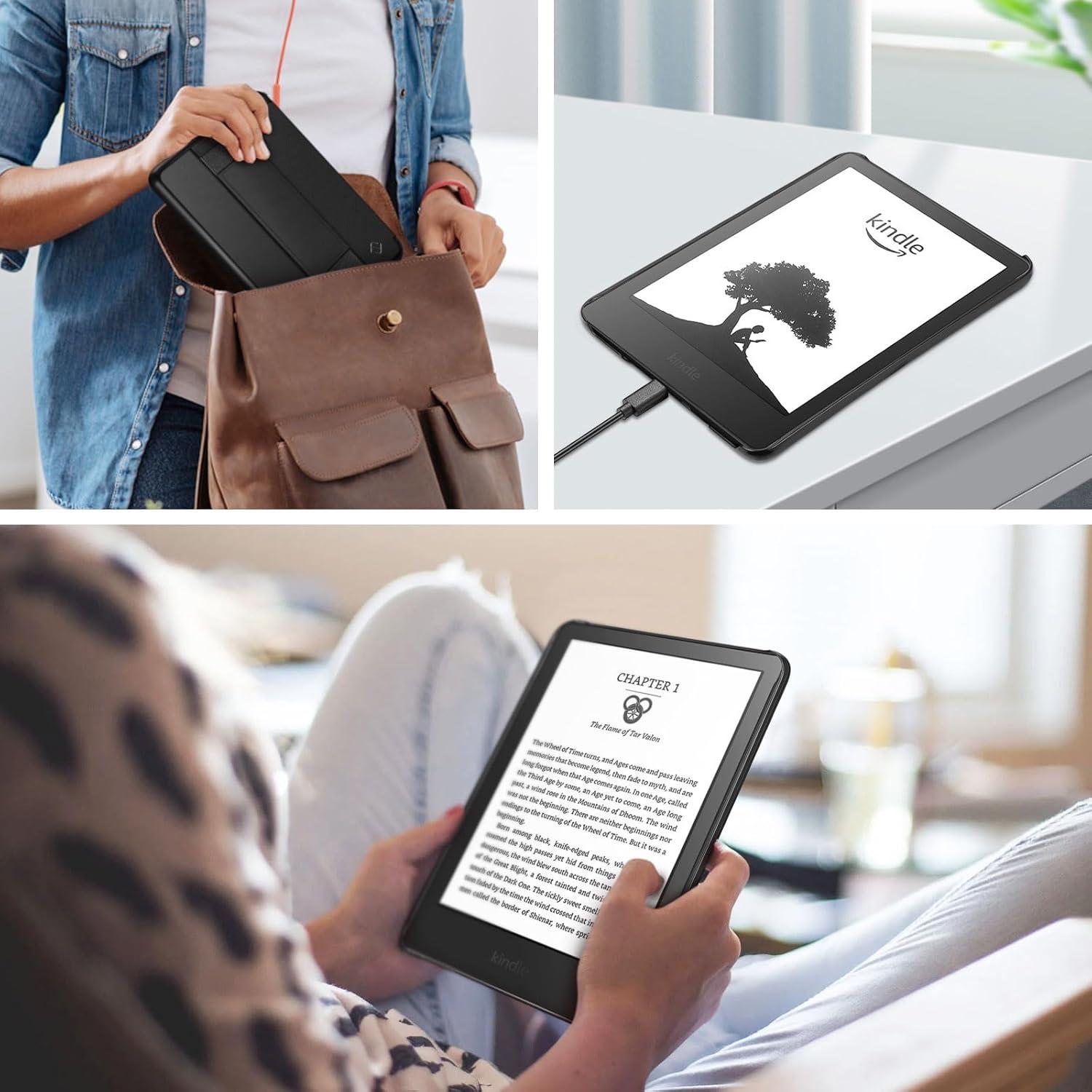 Funda Dura Fintie para Kindle 6" 11ª Gen 2024/2022 - Negro