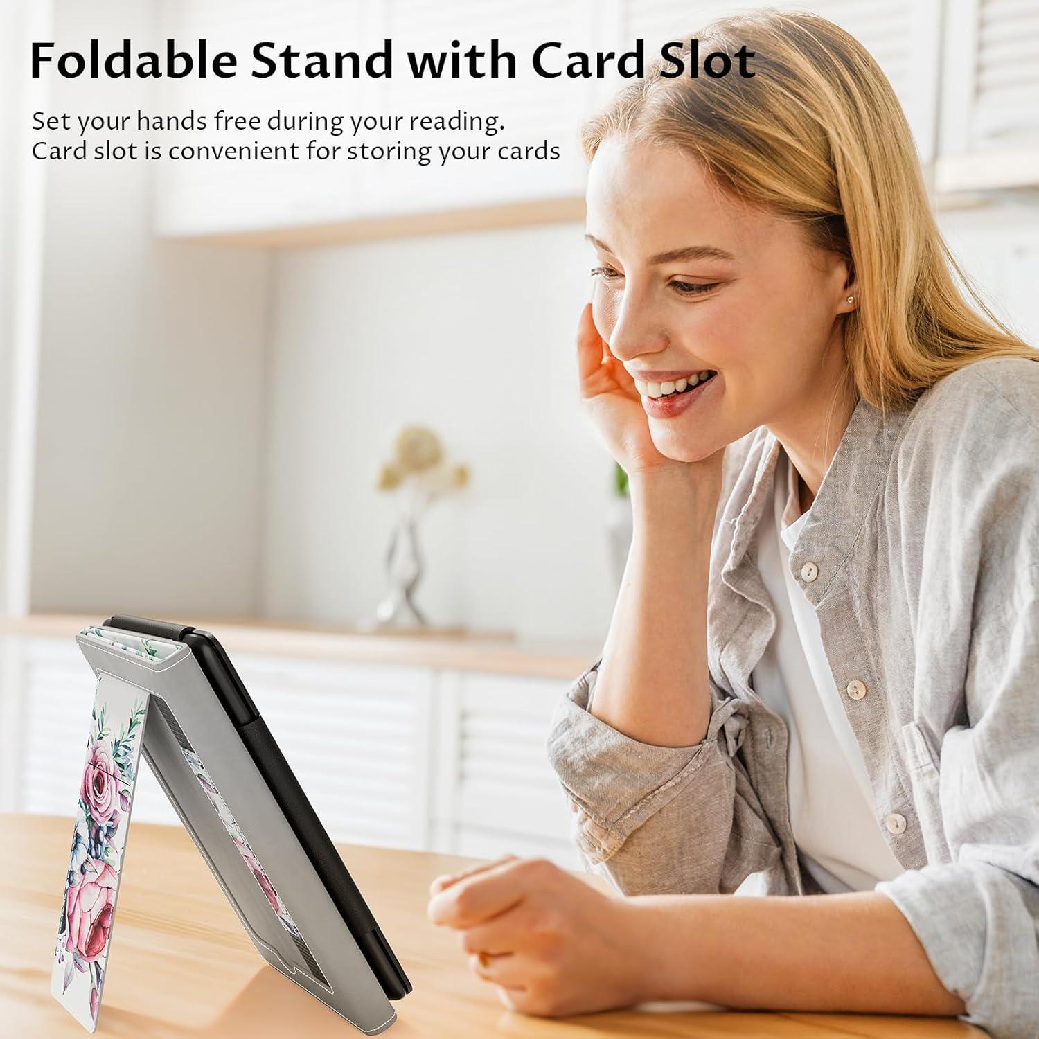 Funda VORI para Kindle Paperwhite 6" Cuero PU con Soporte