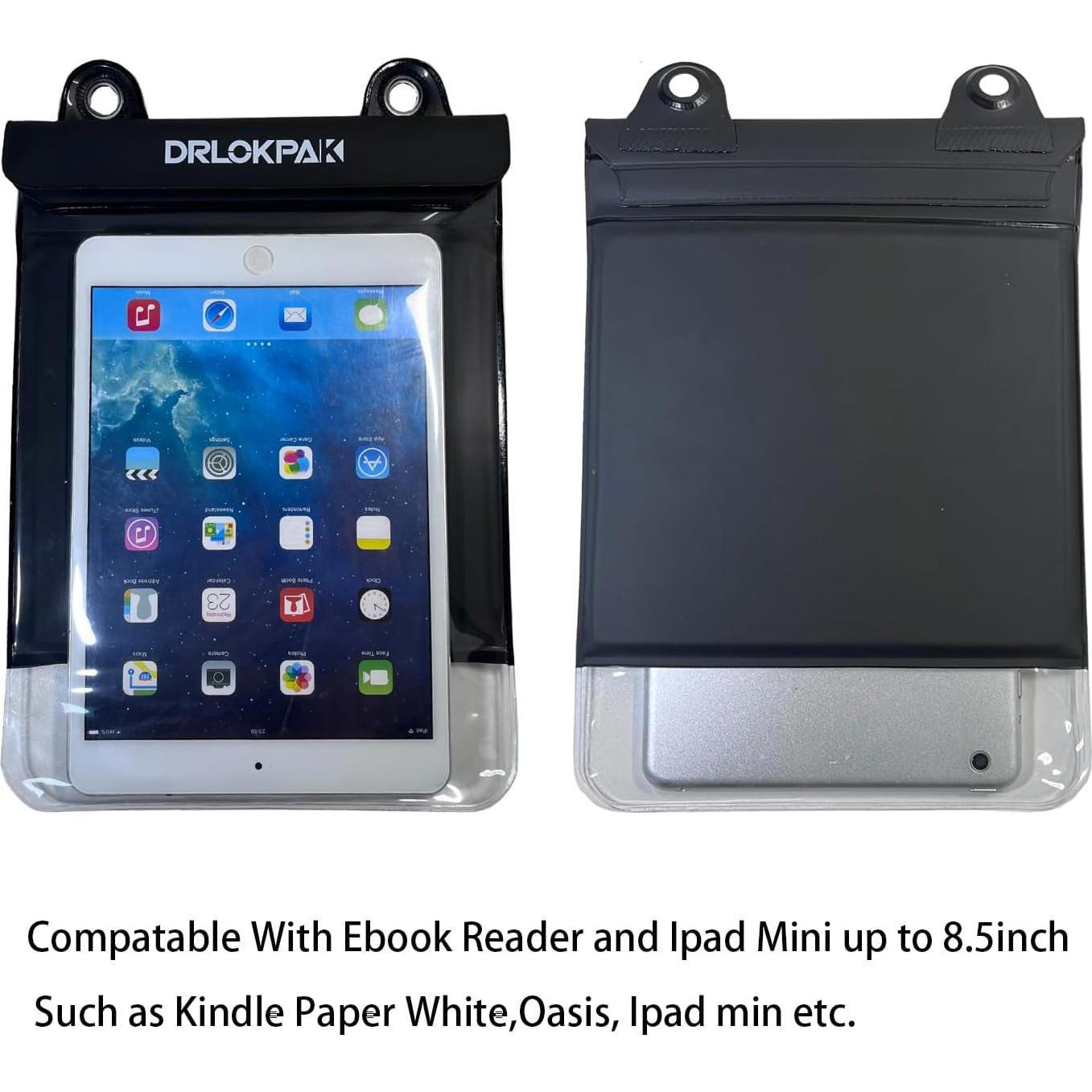 Funda Impermeable Flotante DRLOKPAK para eReader y Tabletas