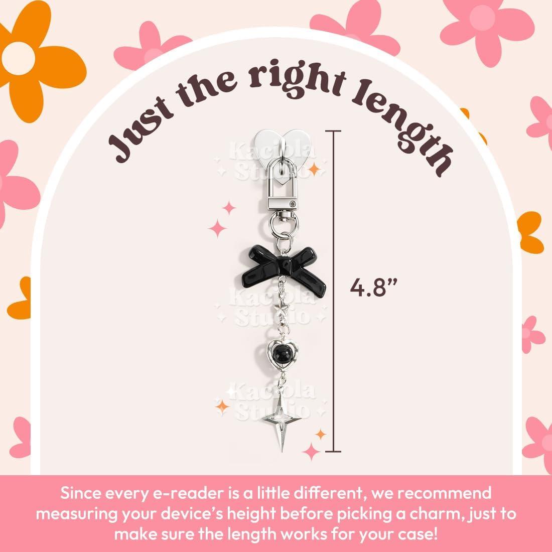 Cadenas de Encanto Kaciola para Kindle y E-Readers - Lazo Negro
