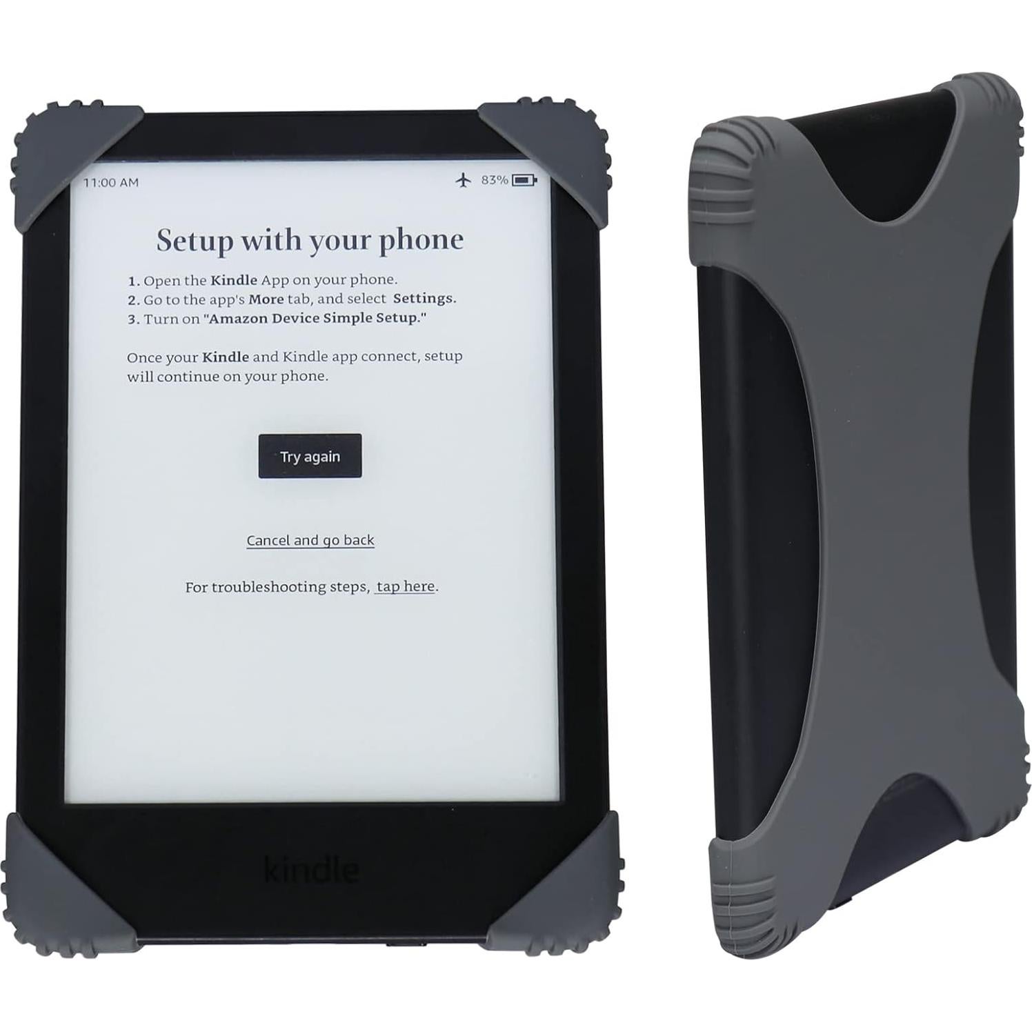 Correa de Mano Antideslizante ZhaoCo para eReaders 6-6.8" Gris