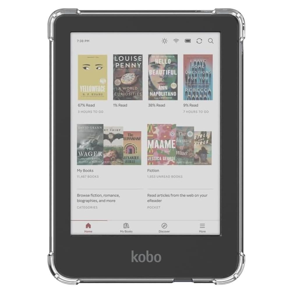 Funda Zcooooool Transparente para Kobo Clara 6" BW 2E