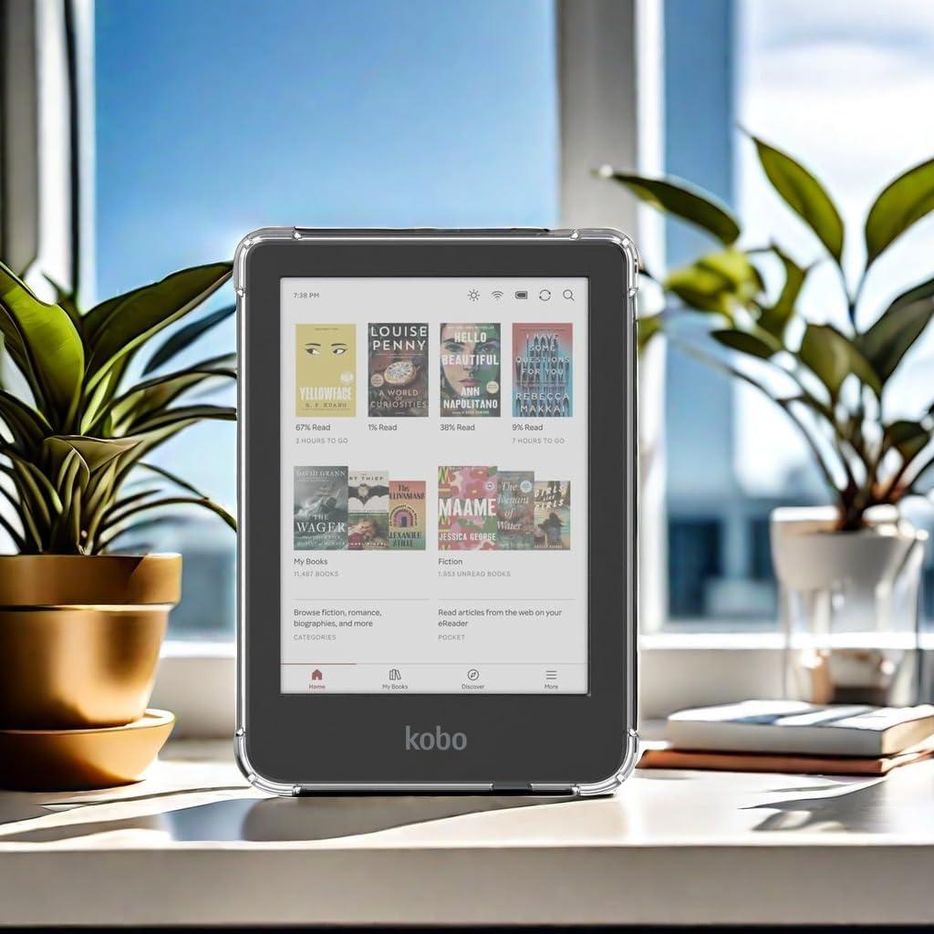 Funda Zcooooool Transparente para Kobo Clara 6" BW 2E