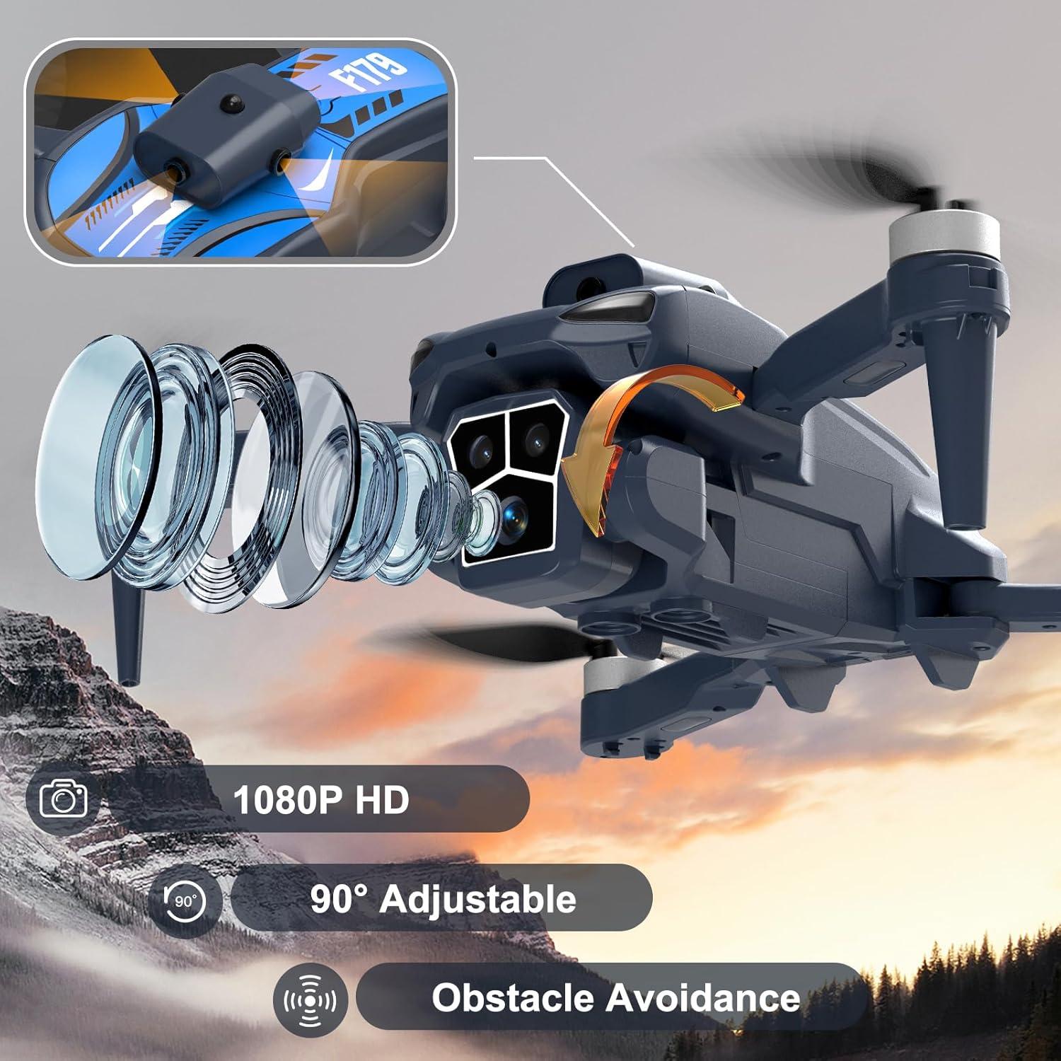 Dron F179 Govogorc con cámara 1080P y motores sin escobillas