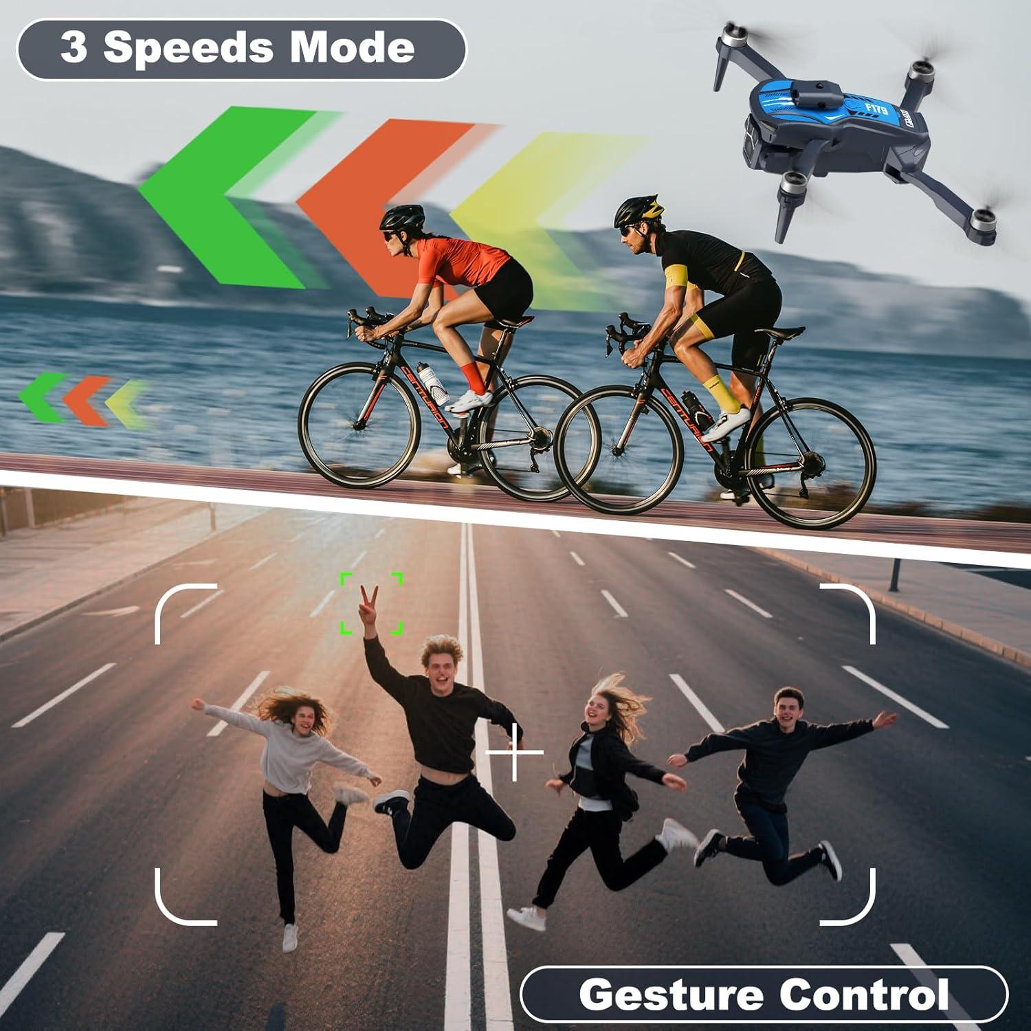 Dron F179 Govogorc con cámara 1080P y motores sin escobillas