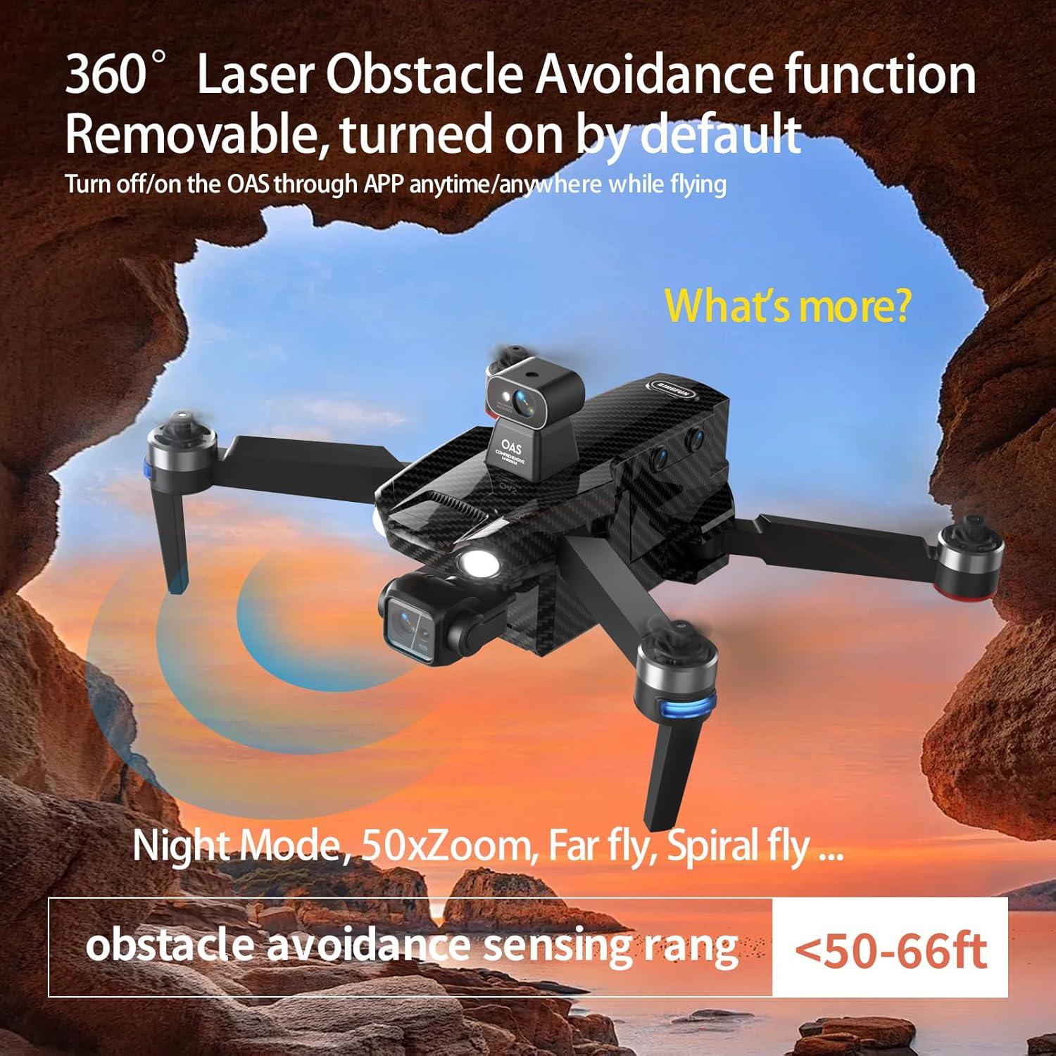 Upgraded Professional Drones with Camera for Adults 4K HD 3 Axis Gimbal EIS, 360° Obstacle Avoidance, Payload Release, Tablet Touch Screen Controller, Up to 5 Miles Range, 84 Minutes Long Battery, Time-lapse, Follow Me, GPS Safe Height Auto Return