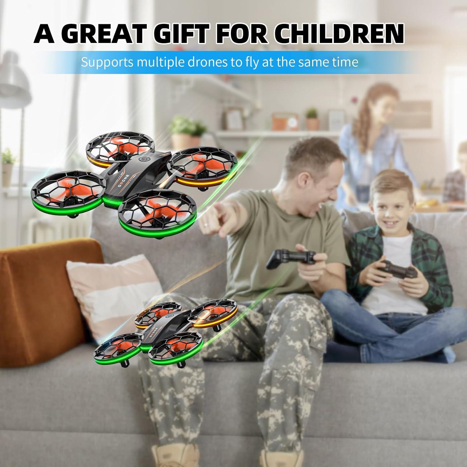 Dron RC Epstur con Hover Automático y 3 Baterías LED