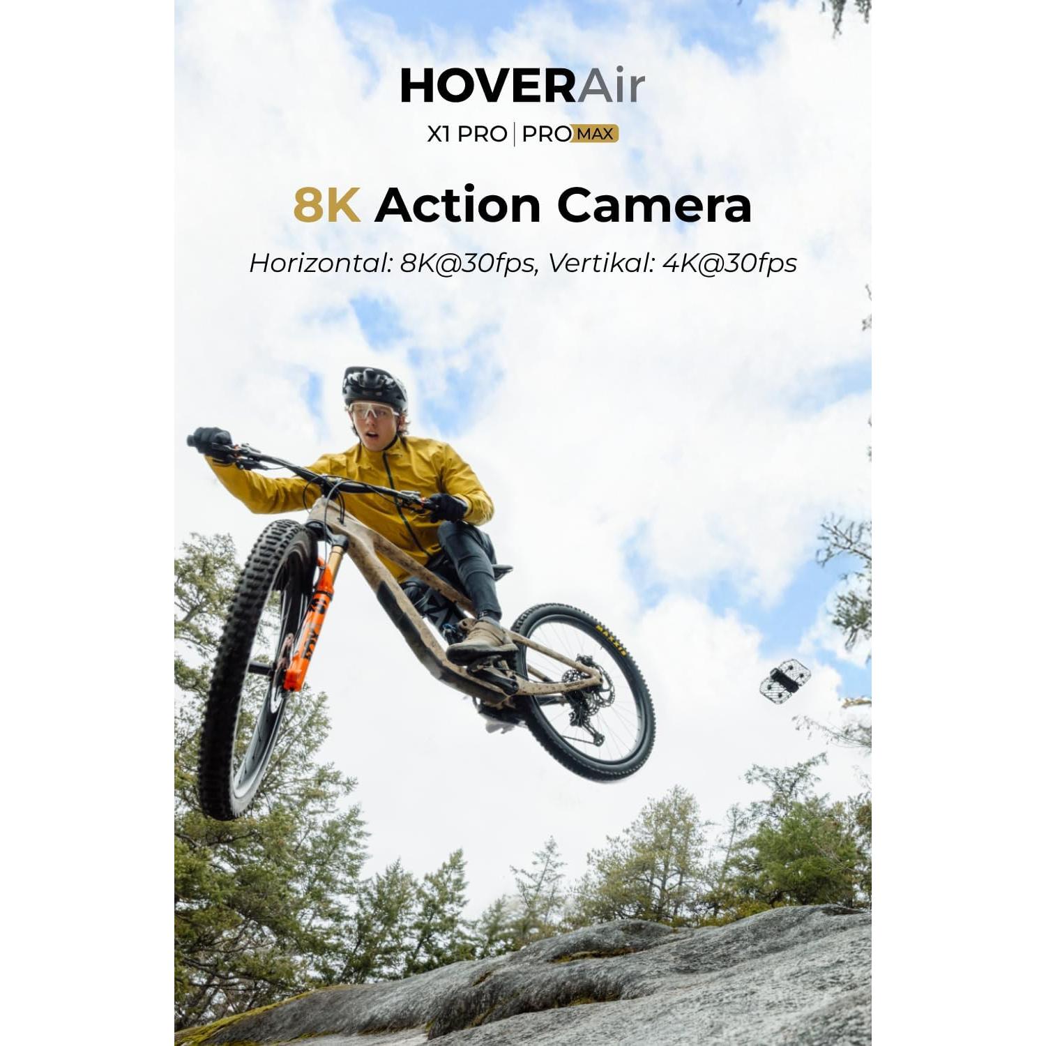 Dron HOVERAir X1 PROMAX 8K, cámara de acción, 42 KM/H