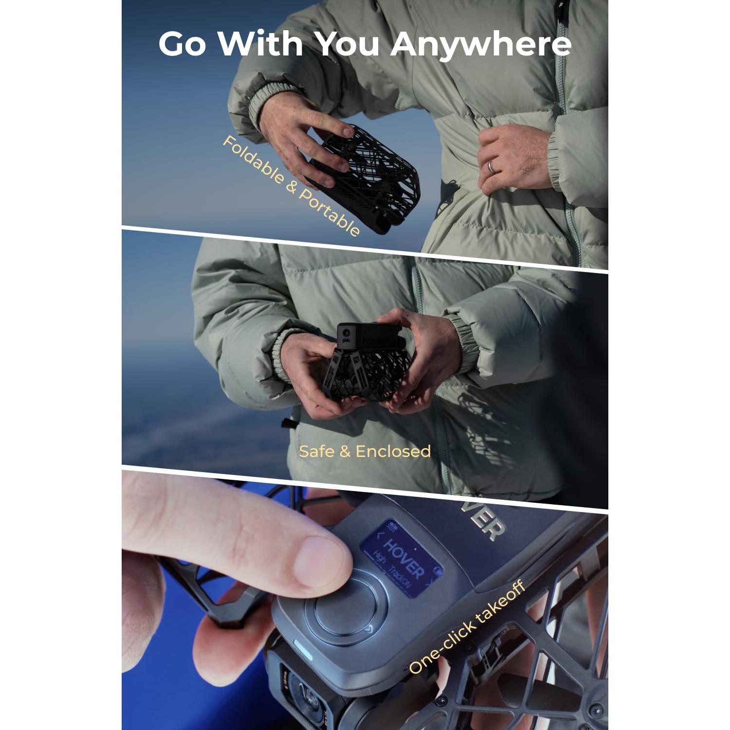 Dron HOVERAir X1 PROMAX 8K, cámara de acción, 42 KM/H