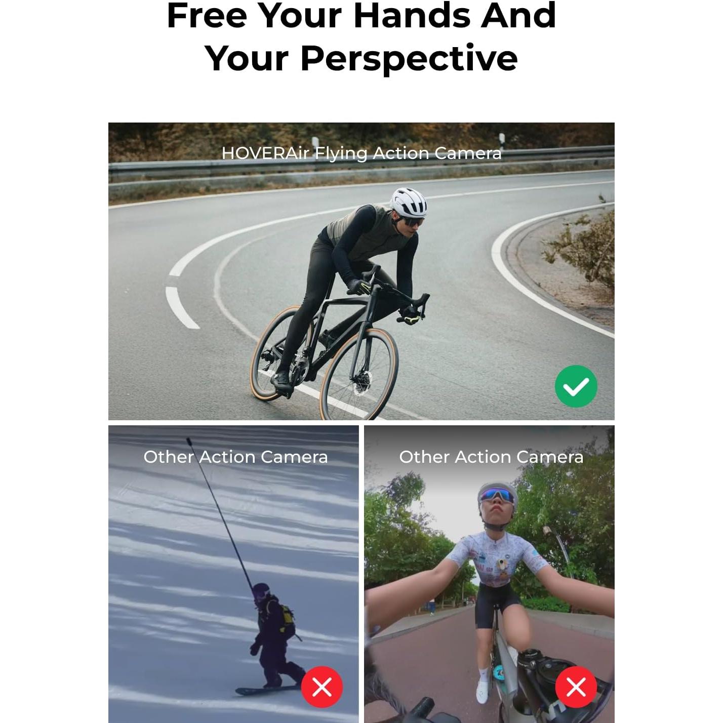 Dron HOVERAir X1 PROMAX 8K, cámara de acción, 42 KM/H