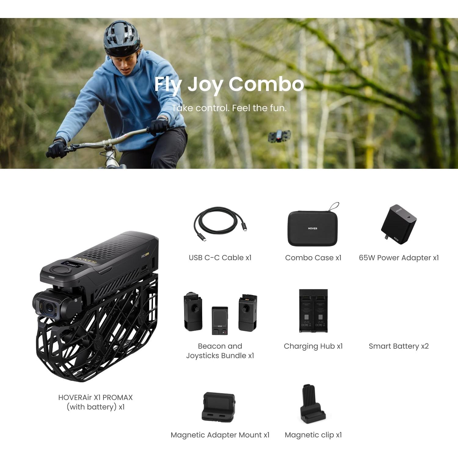 Dron HOVERAir X1 PROMAX 8K, cámara de acción, 42 KM/H