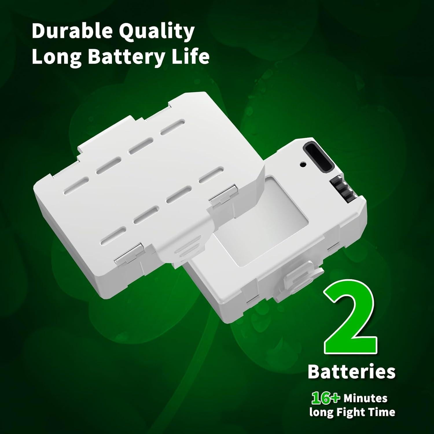 Dron Mini Carox SQN-046 Verde para Niños - Fácil de Volar