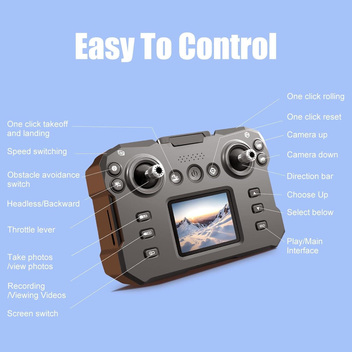 Drone Weavixol K16 Sin Escobillas 1080P para Principiantes